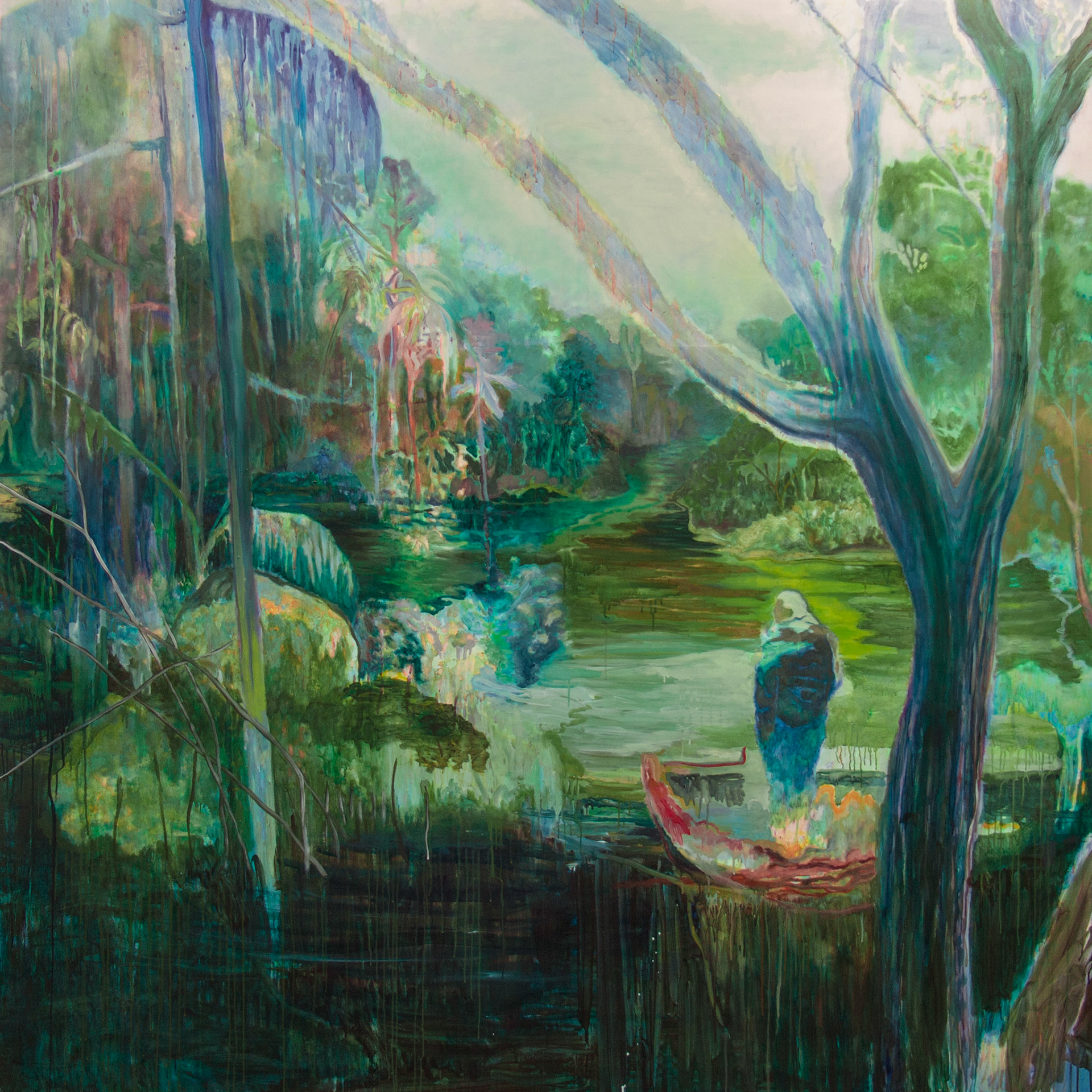 Witness,(01) oil on canvas, 200x200, 2017