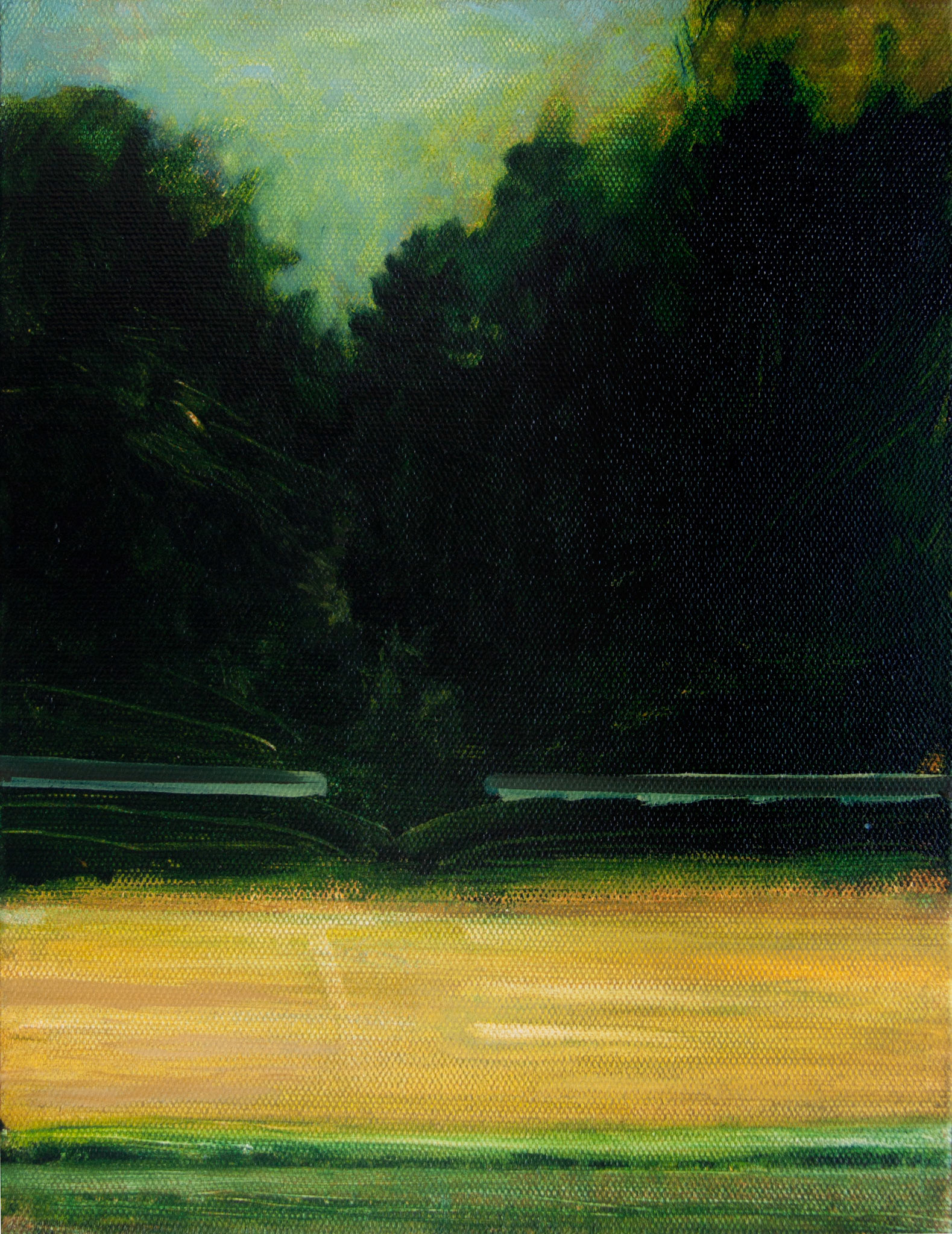 Passage, oil on canvas, 24x35cm, 2018