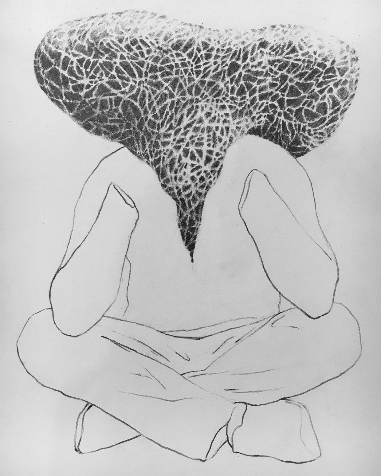 Famille, graphite on paper, 2016