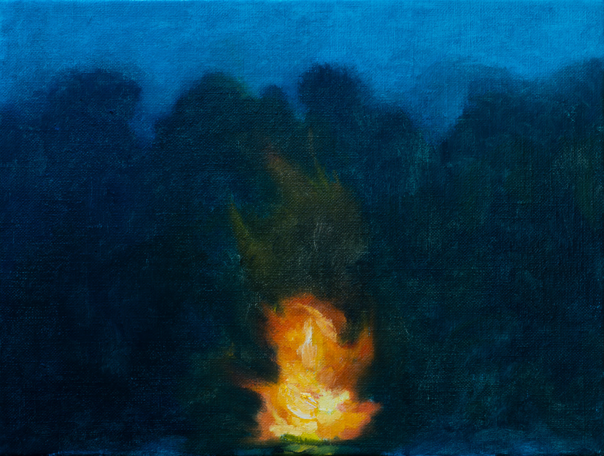 Incantation, oil on canvas, 40x30, 2026