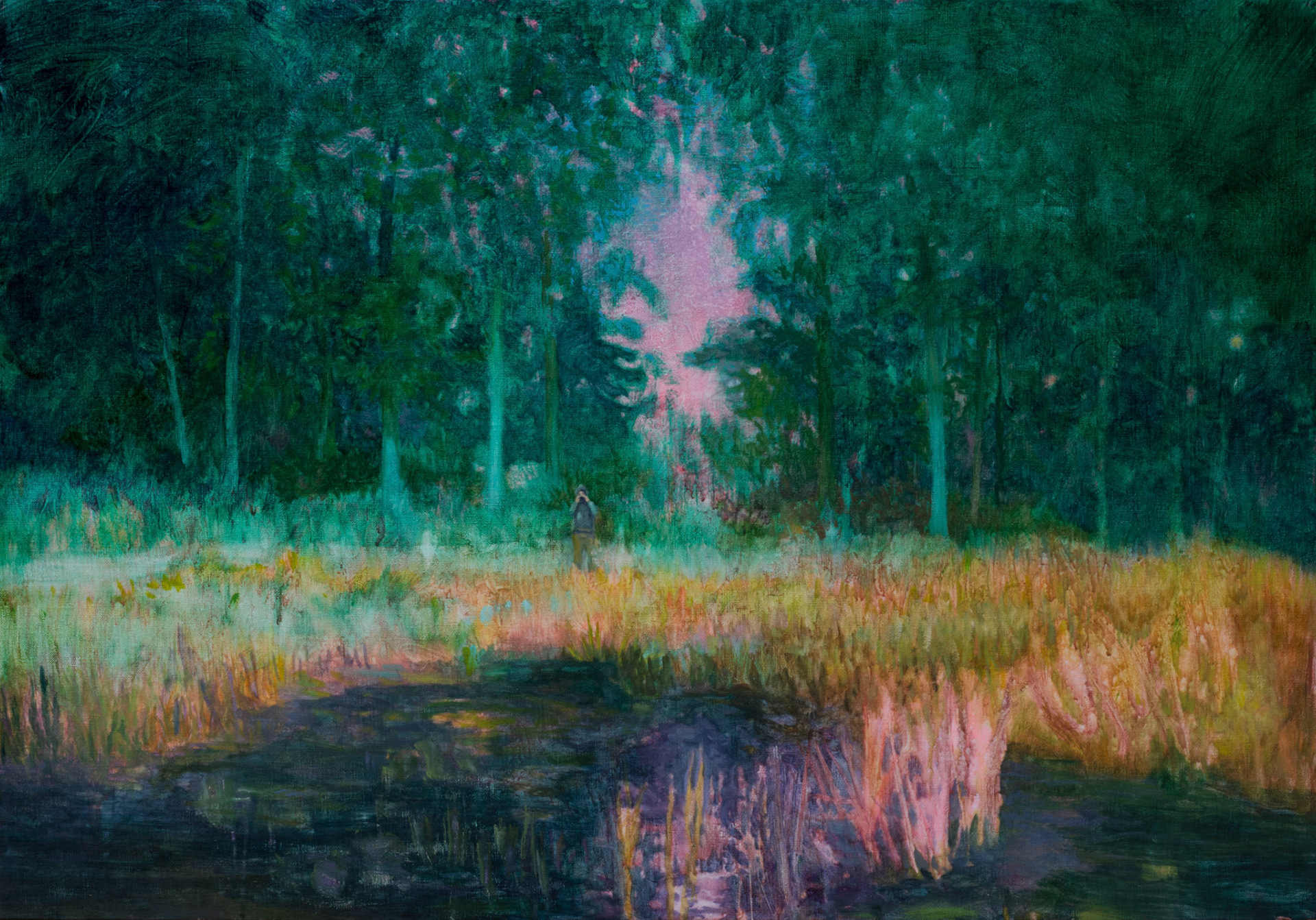 Porte voix, oil on canvas, 116x81, 2026