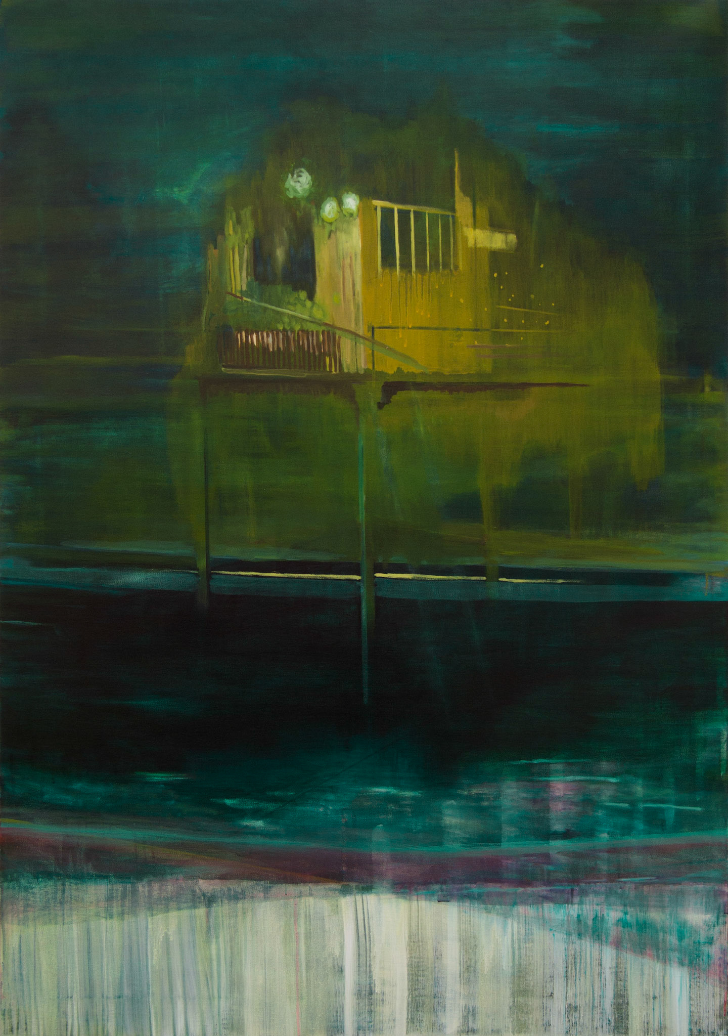Cabane, oil on canvas, 114x162, 2019