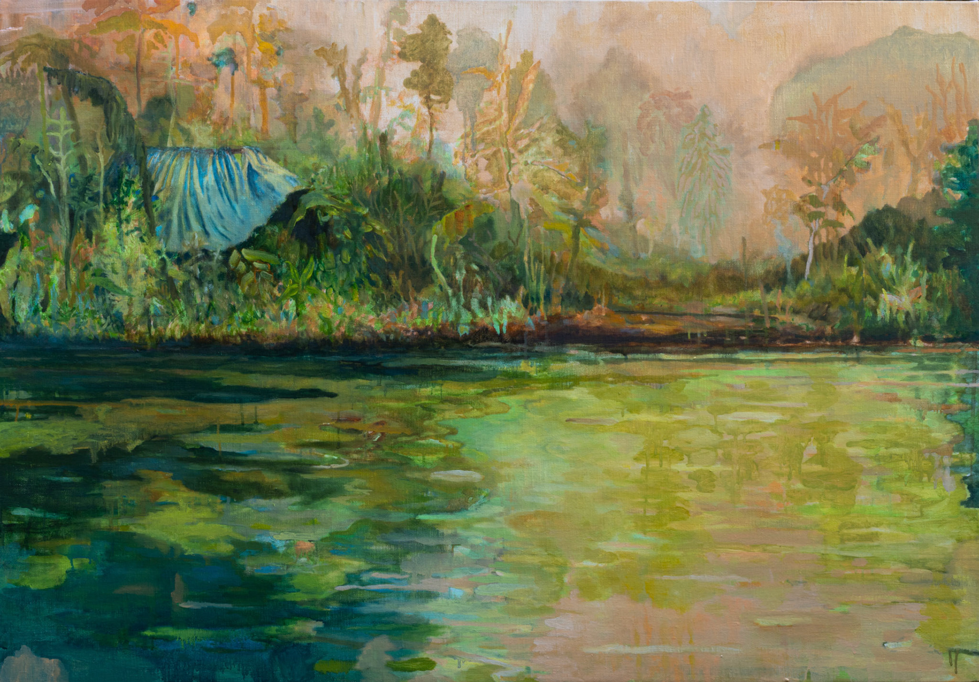 Éphémère, oil on canvas, 116x81, 2025