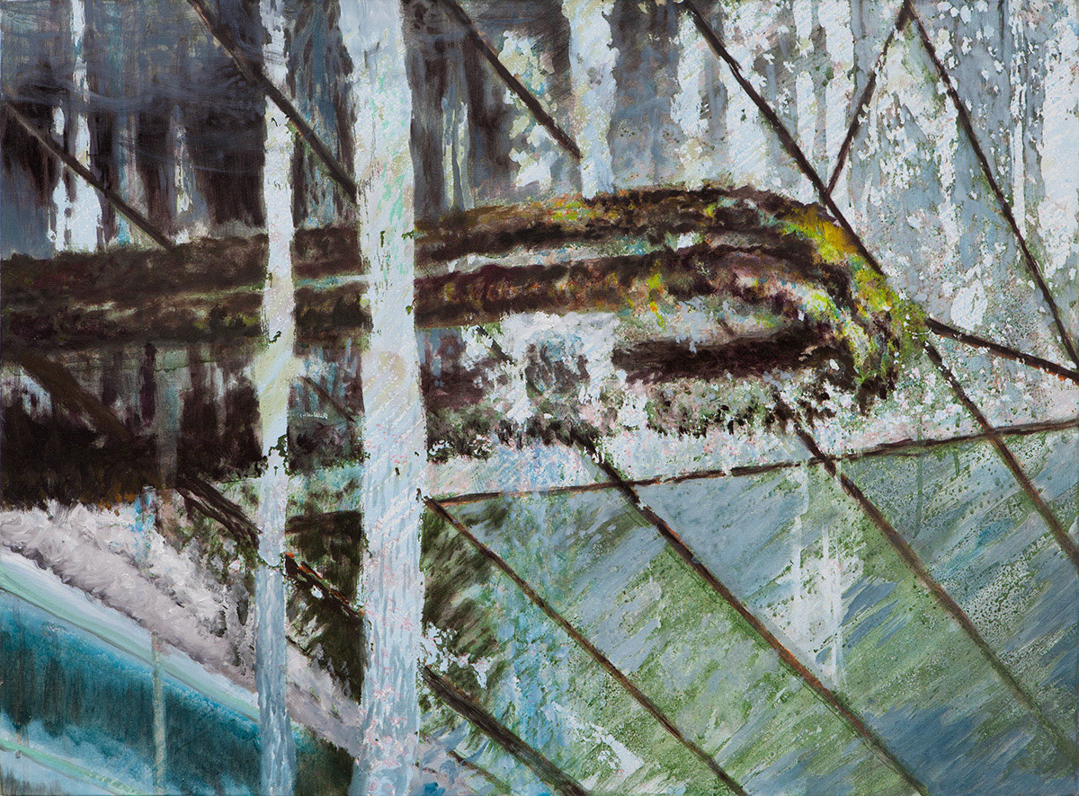 Détail 02 , huile et acrylique sur toile, 60x81, 2013