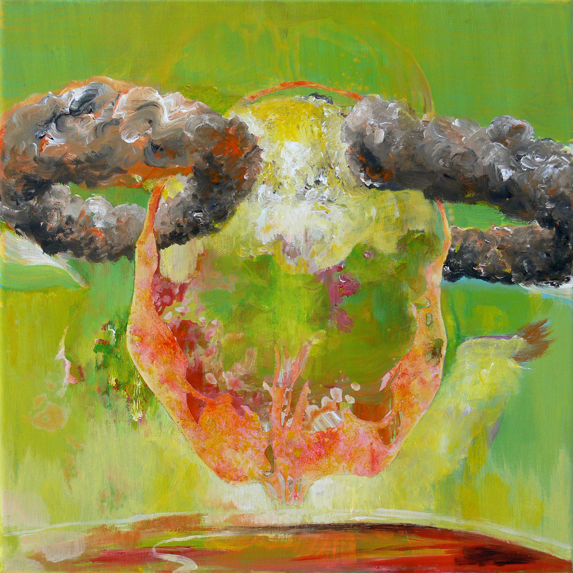Anomalies, oil on canvas 40x40, 2009