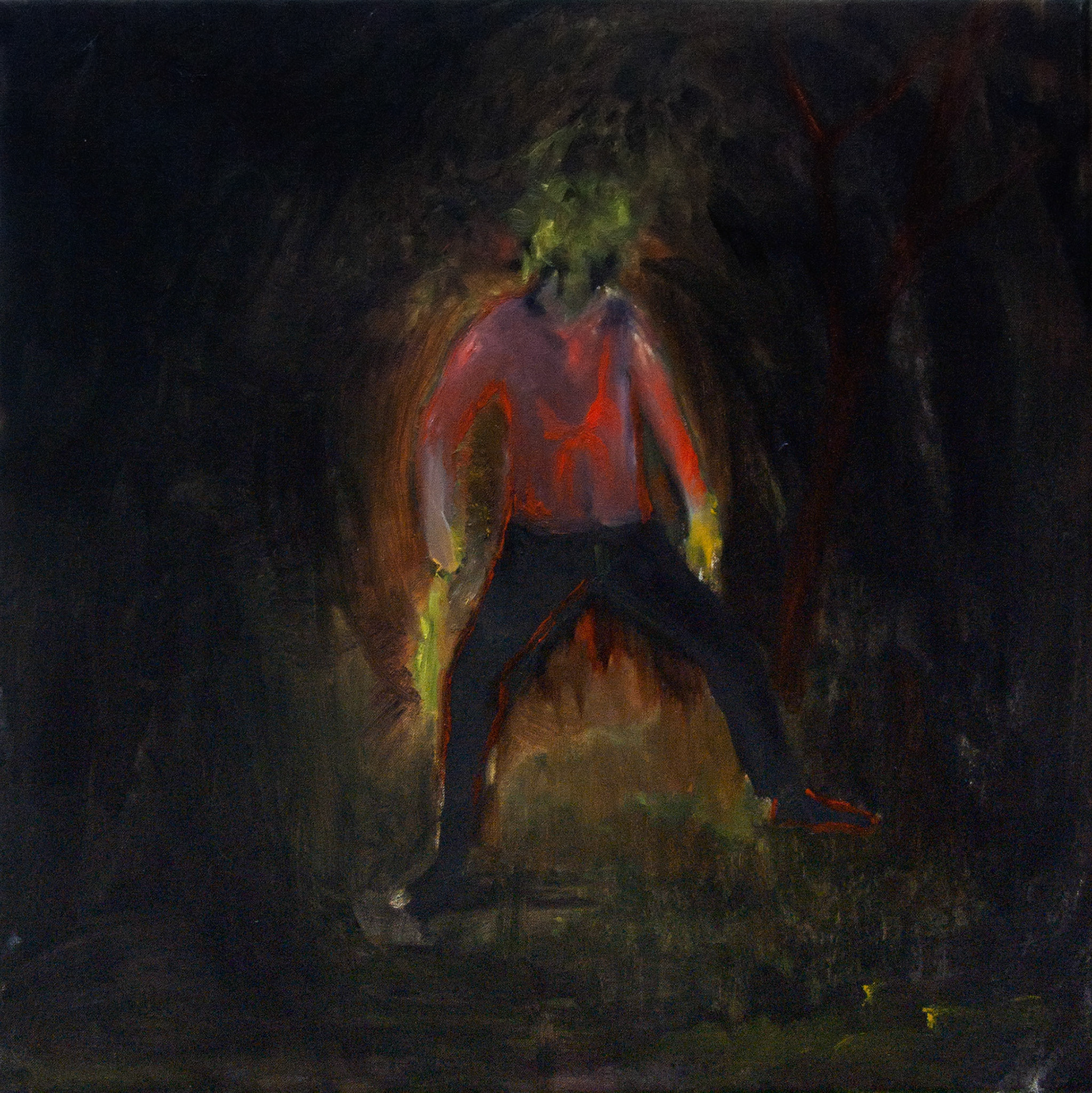 Ready!, huile et acrylique sur toile, 40x40, 2014