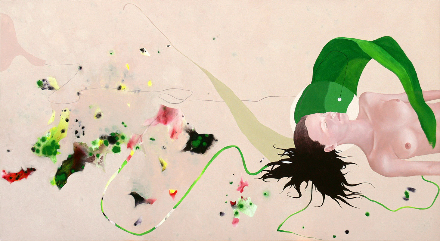 Factice, acrylic on canvas, 201 x 110, 2007