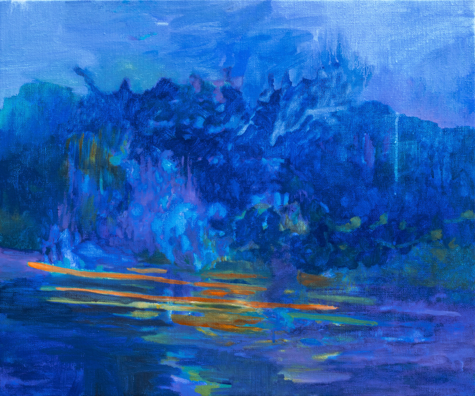 interdépendance, oil on canvas,46x55,2026