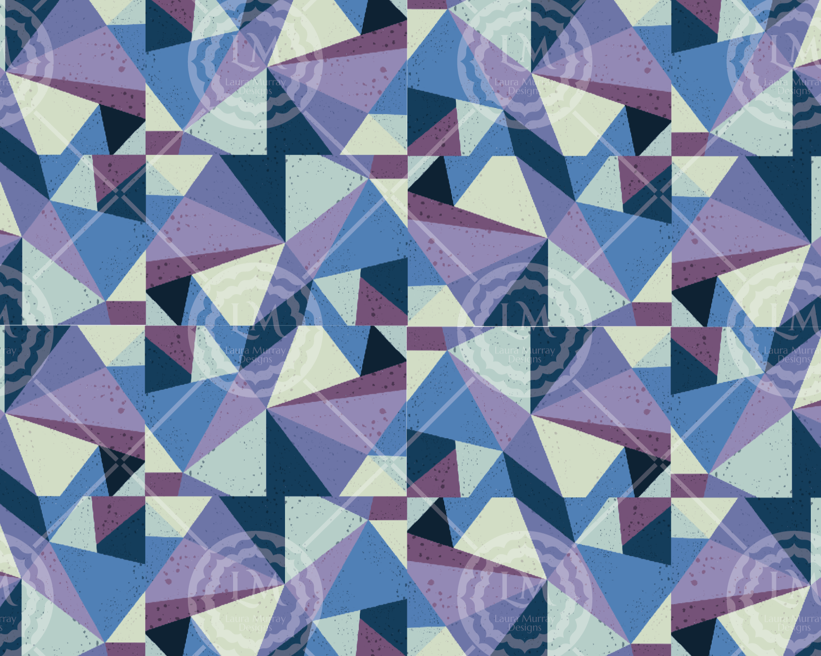 Blue Collage