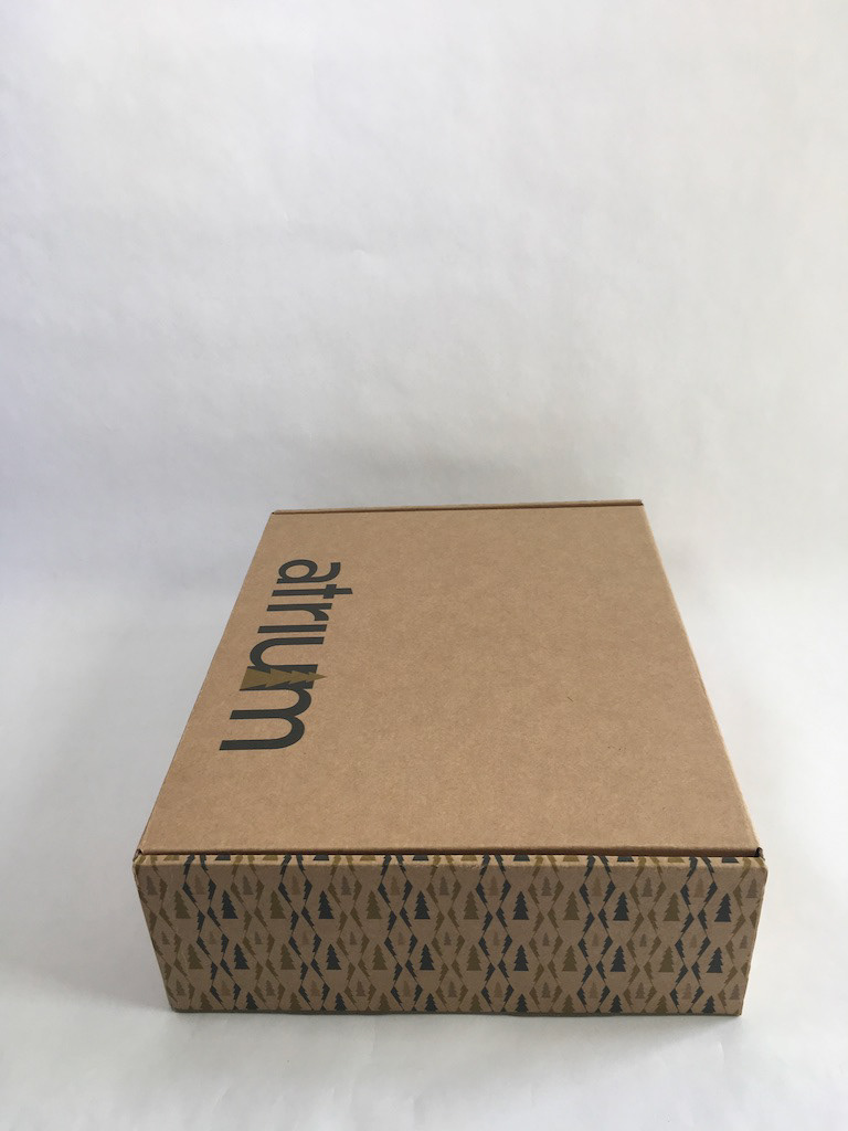 Pattern from business card incorporated on the side panels