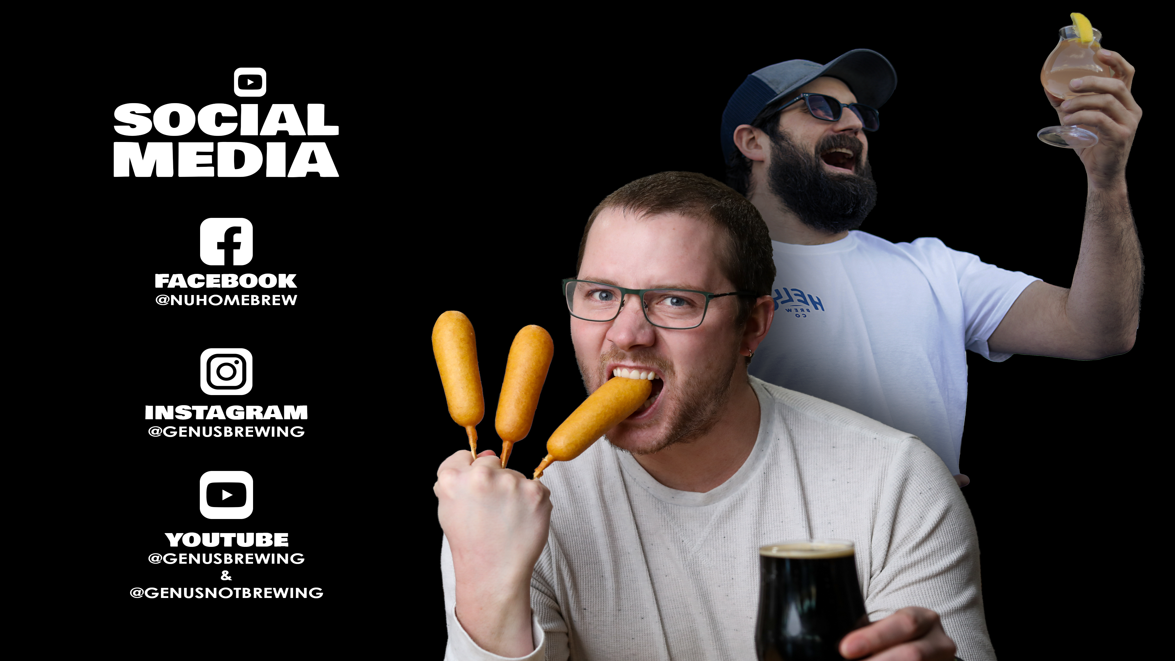 Page four of television display graphics within the brewery.