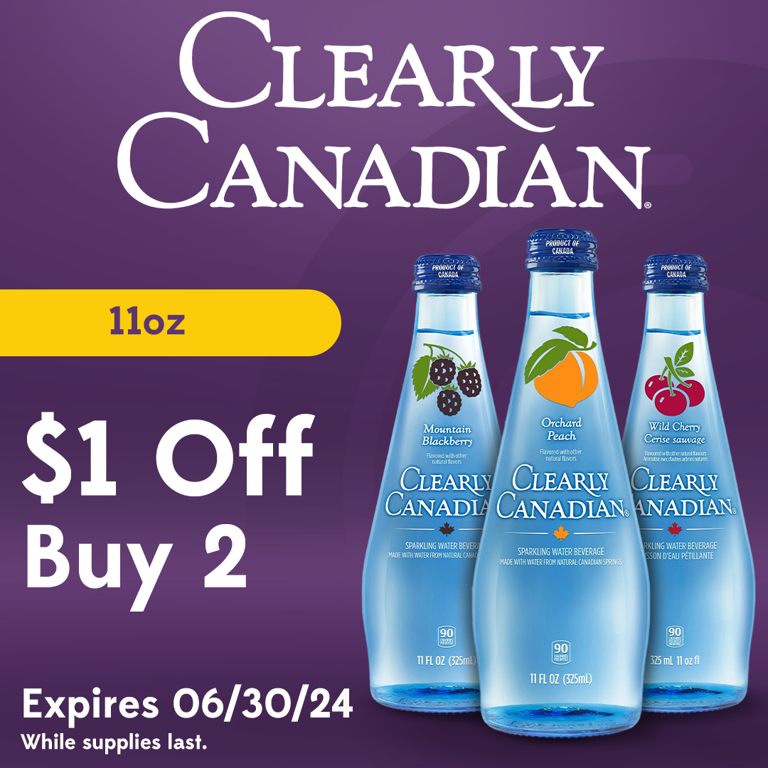 Instagram in feed post highlighting the Clearly Canadian promotion