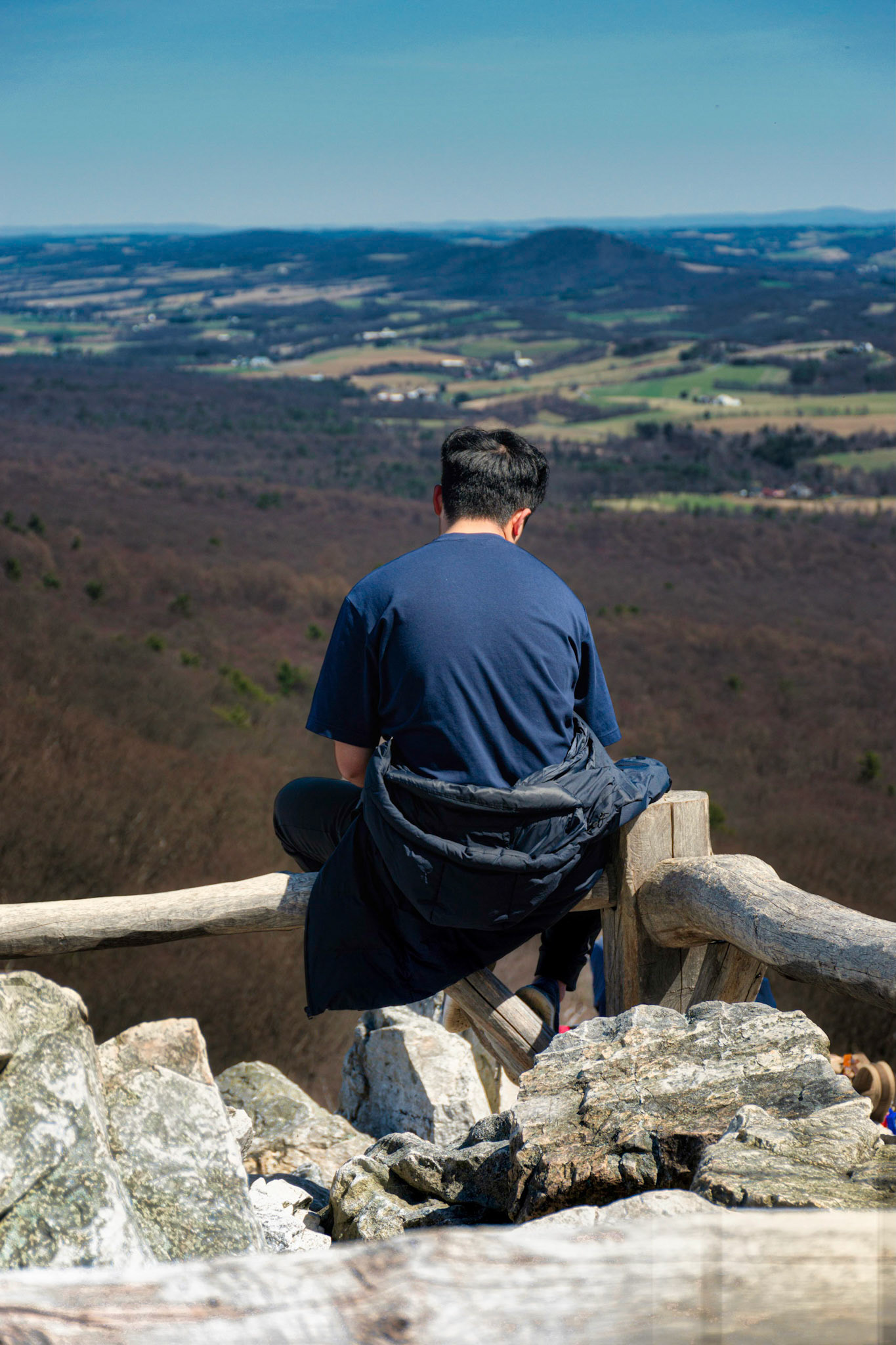 He's Sitting Alone on the Top of the World