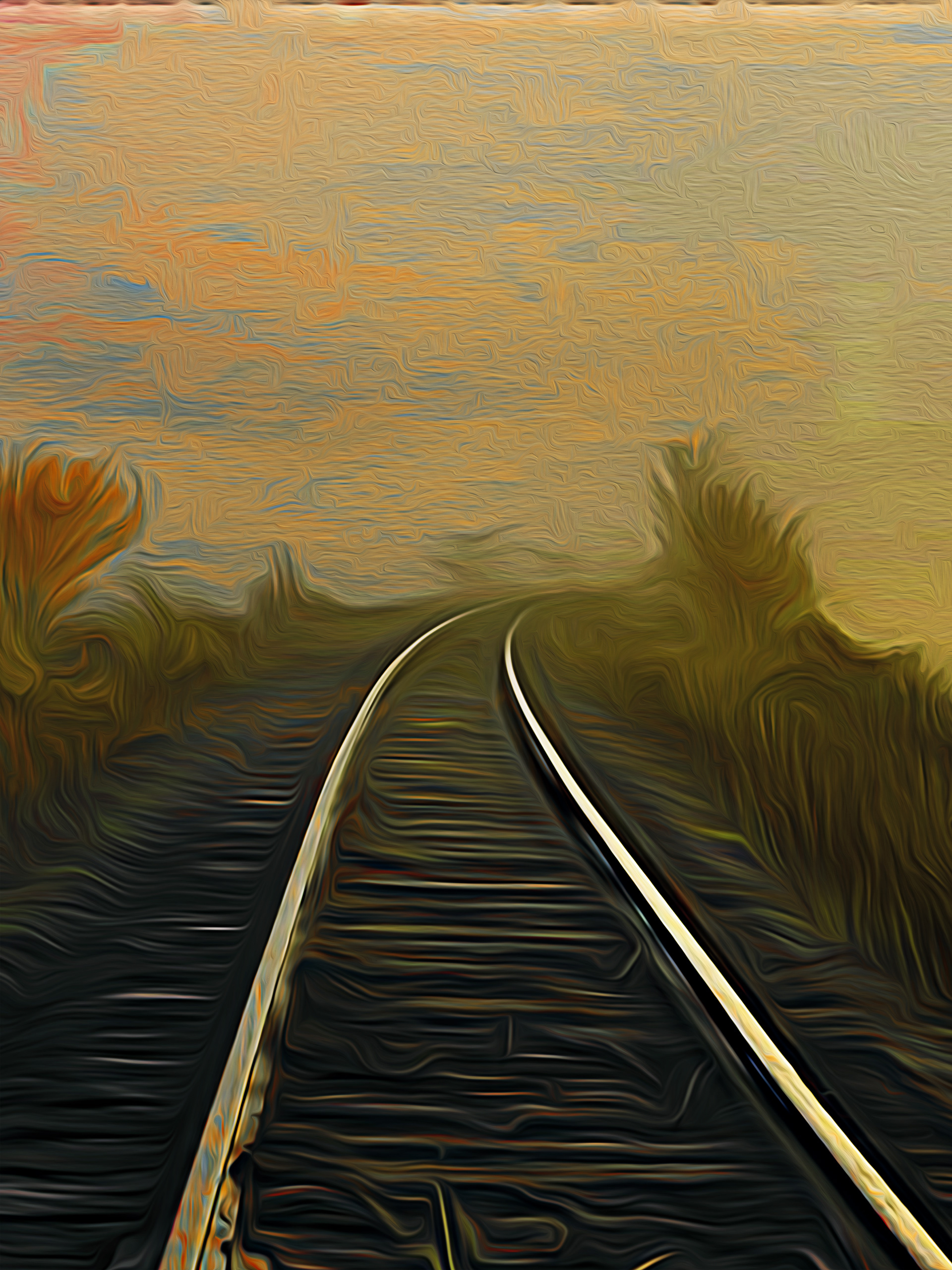 Track into Fog