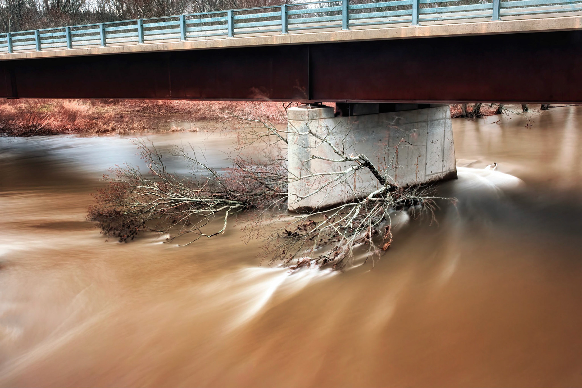 Flooding Slowed Down at Ouaquaga Bridge