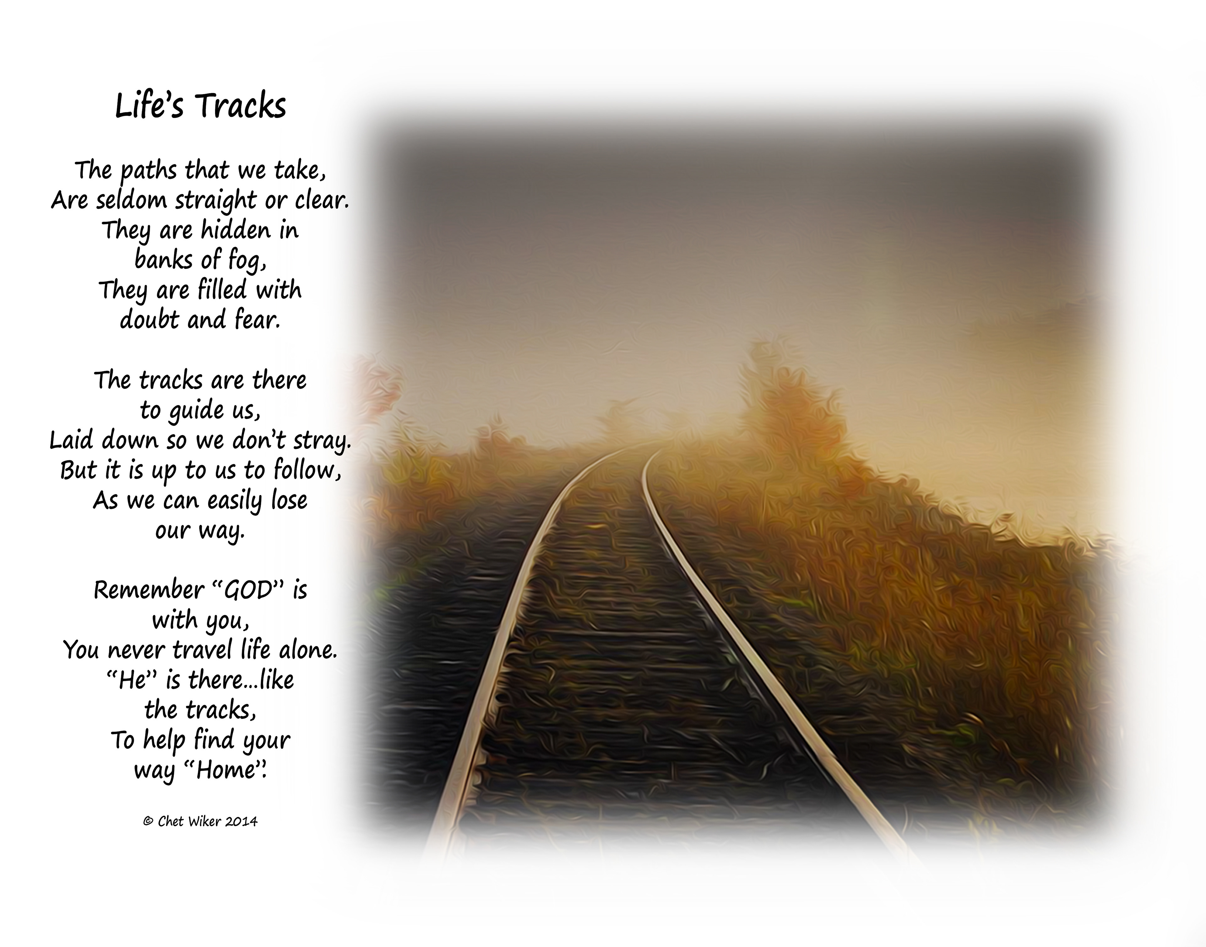 Life's Tracks Poem