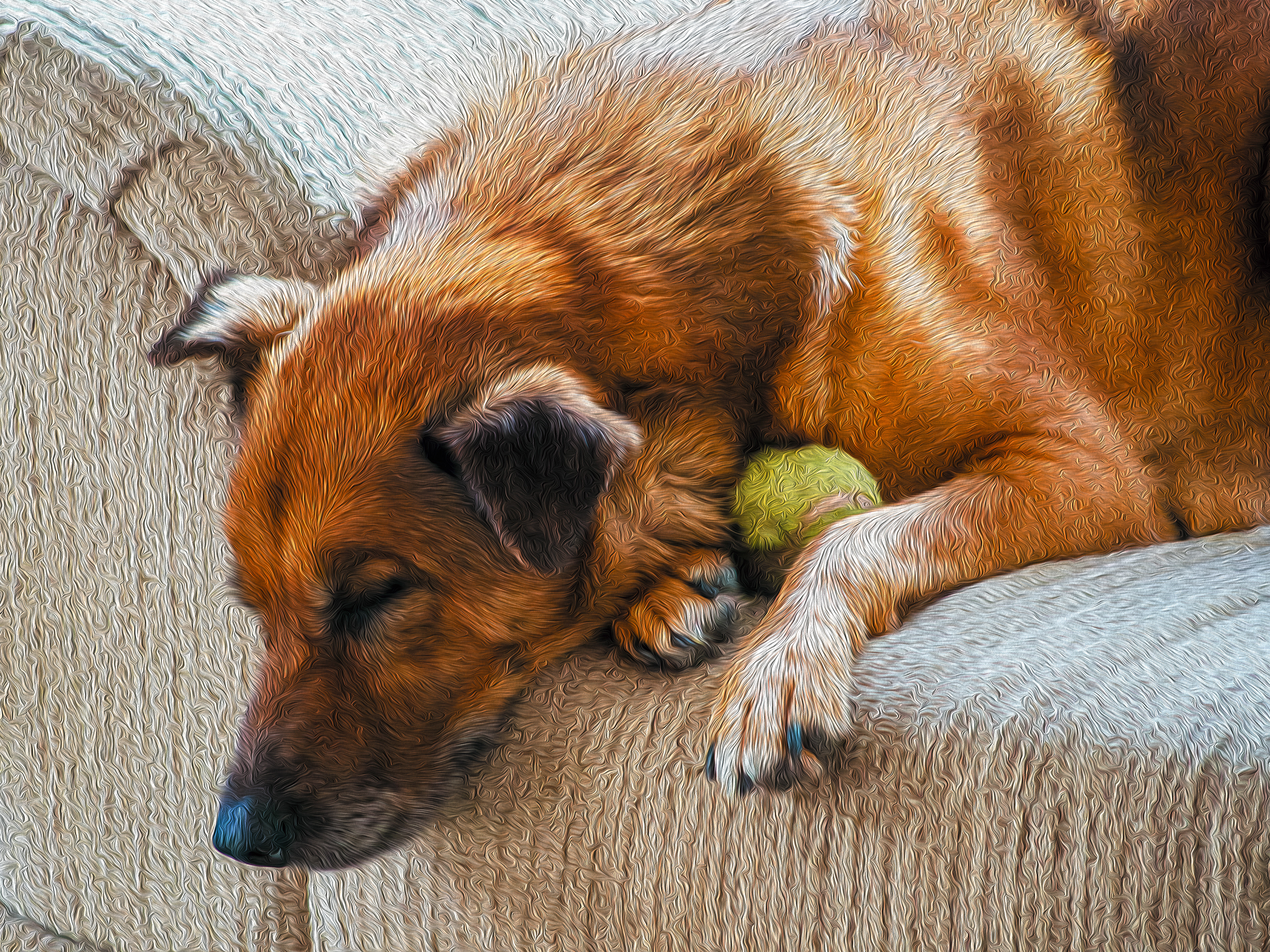 A Dog and His Ball