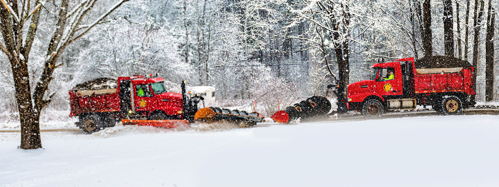 Composite of Snowplows on Seward Road