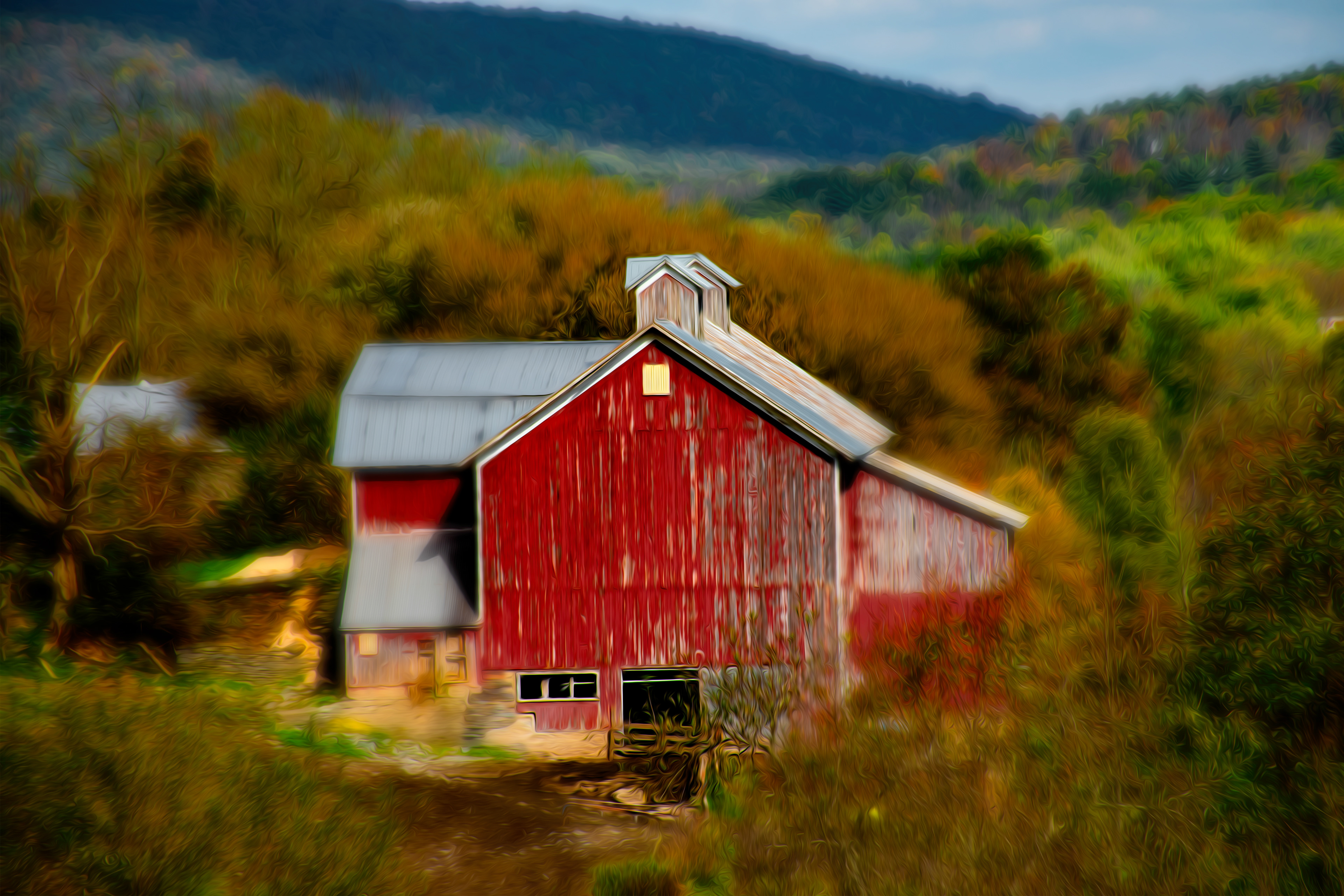 Red Barn in Valley OP