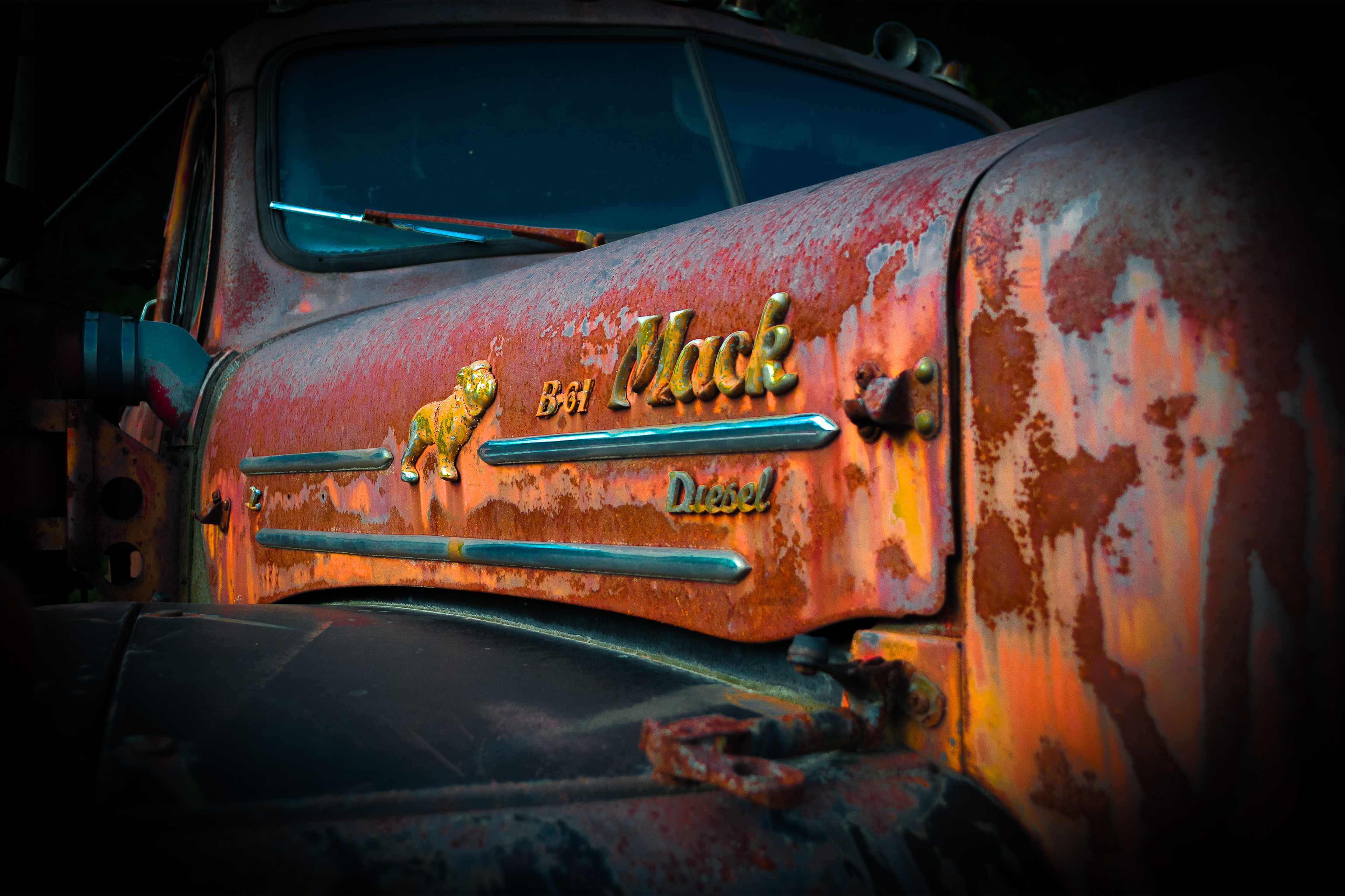 Rusted Mack Truck
