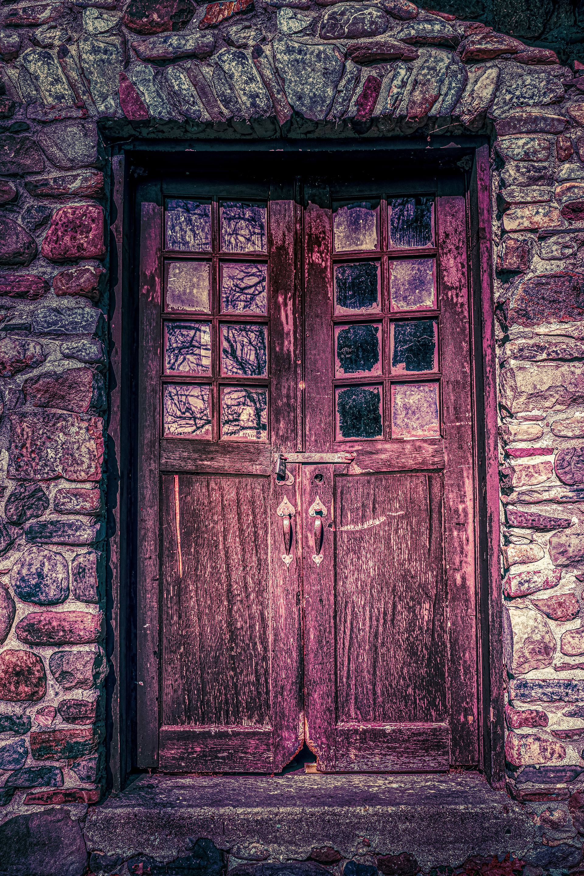Locked Wooden Door
