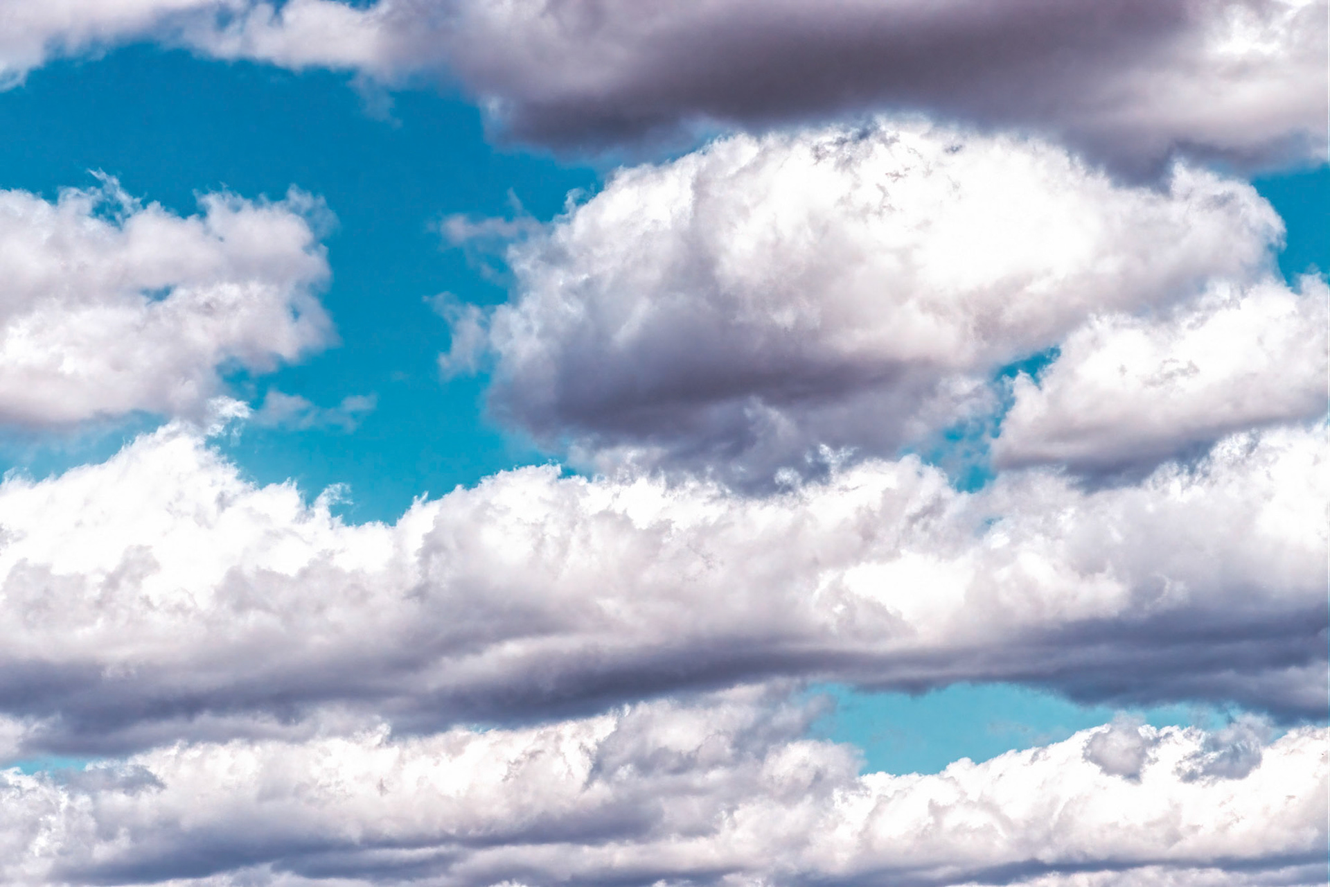 Blue Sky and White Clouds