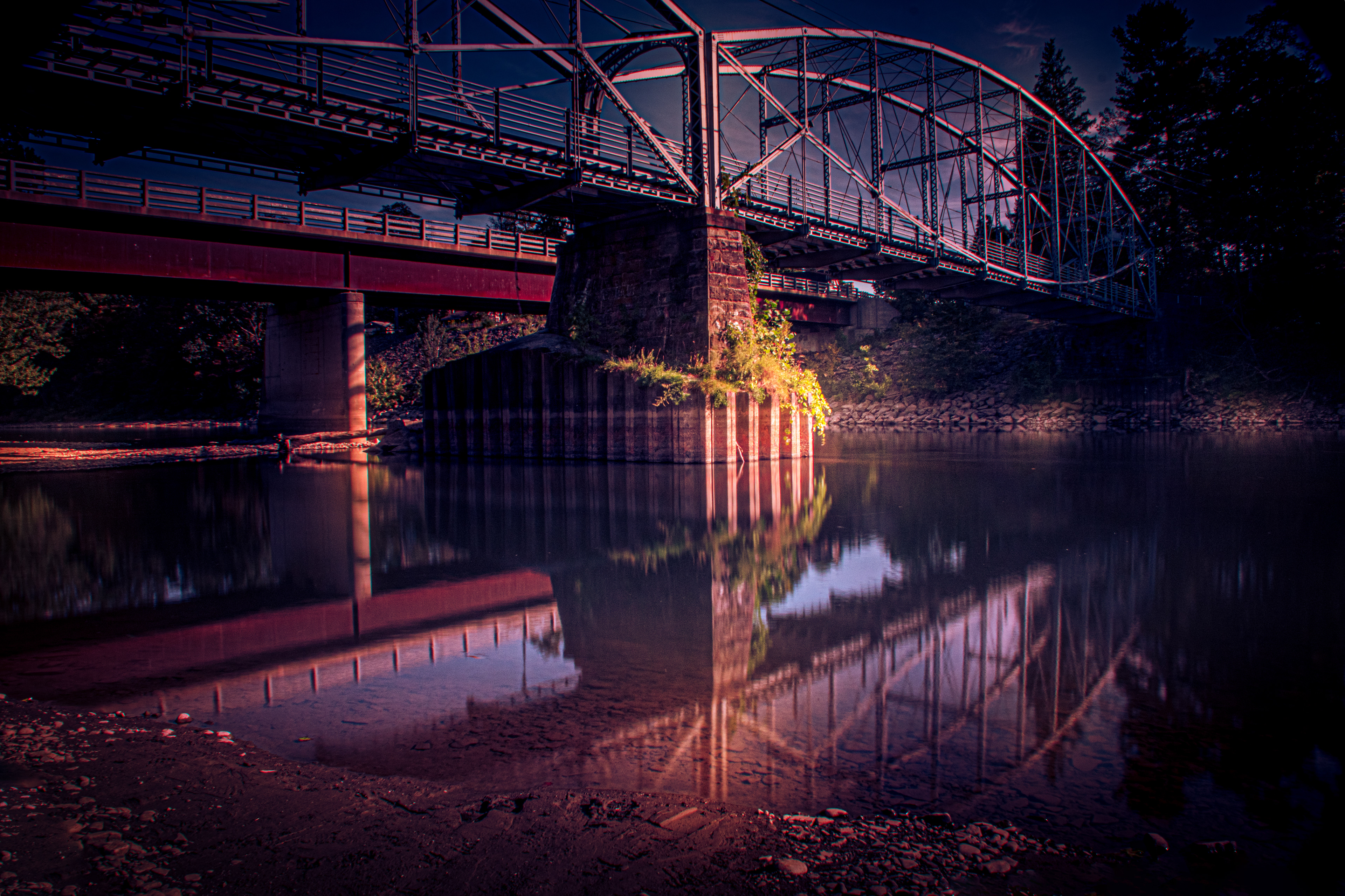 Ouaquaga Bridge Sunset