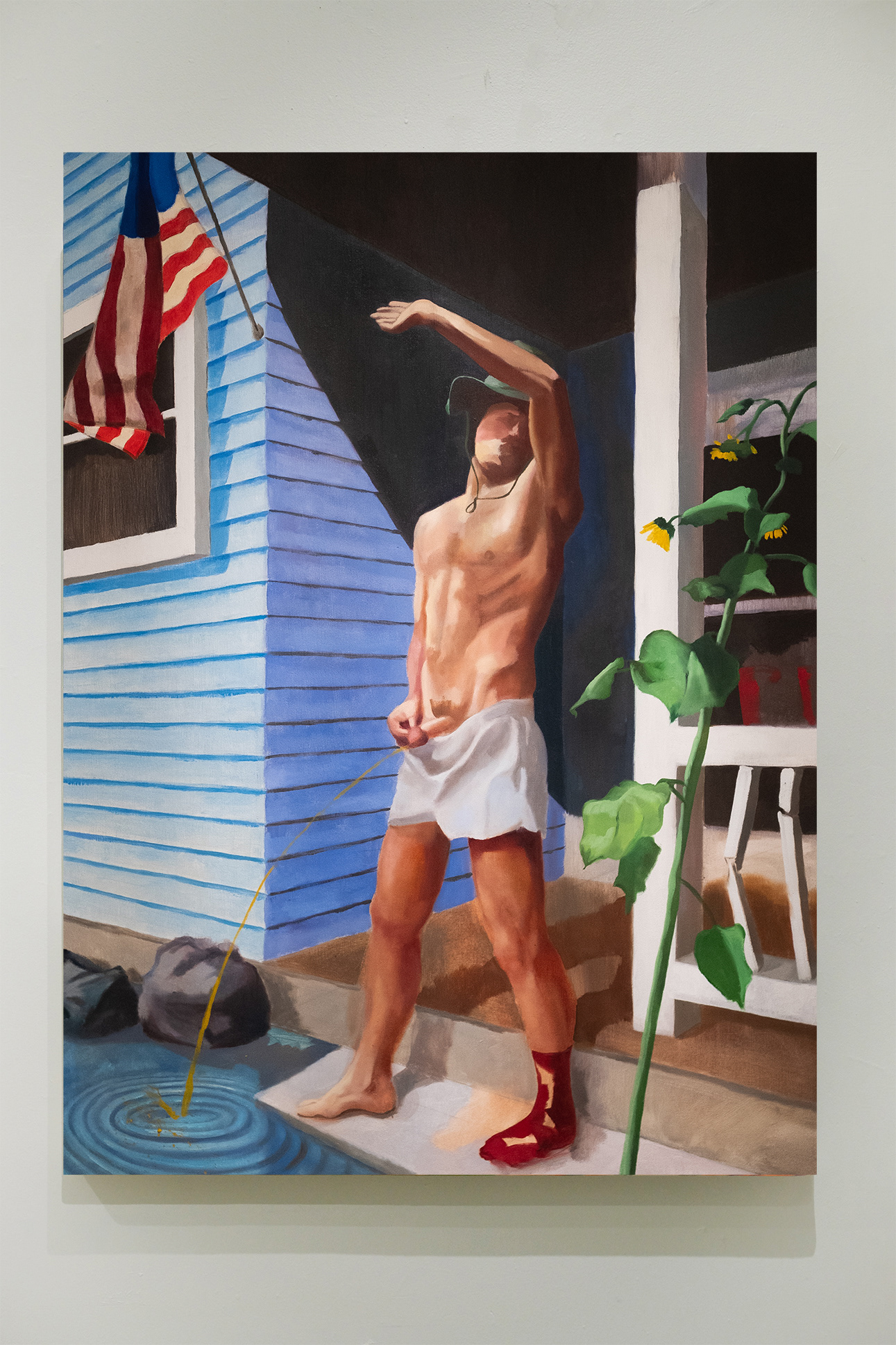 Wicked Pissah, 2024, oil on canvas, 46 x 34 in