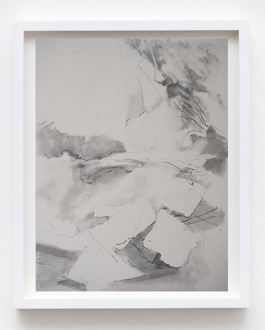 Montana, 2024, graphite on paper, 10 x 8 in