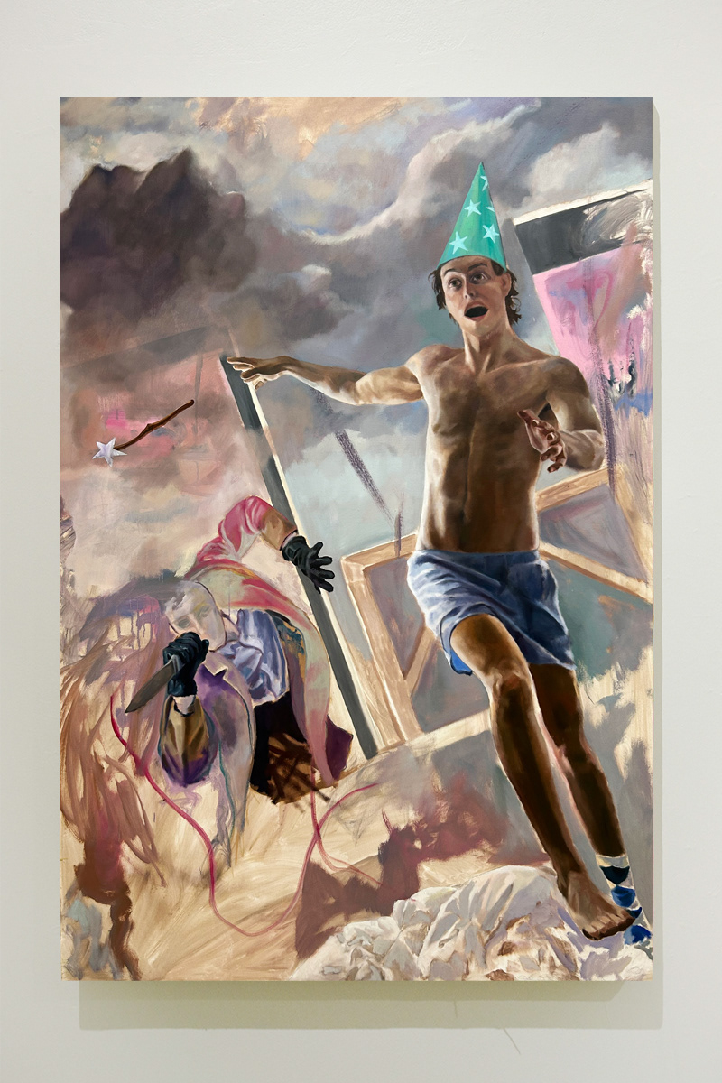 The Discovery, 2023, oil on canvas, 72 x 48 in