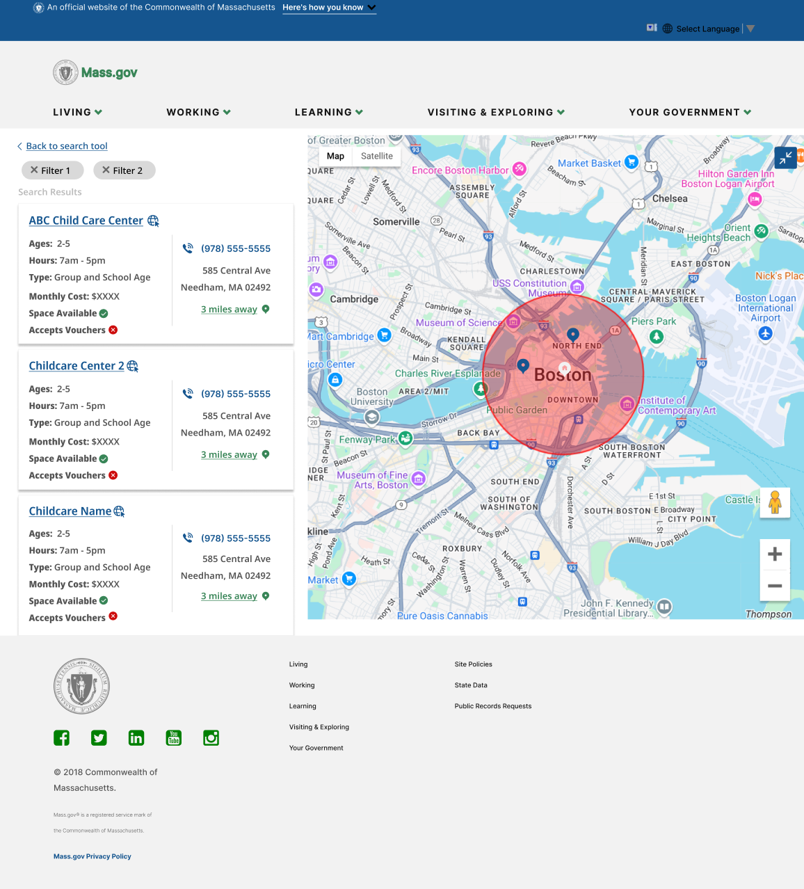 Expanded Map View