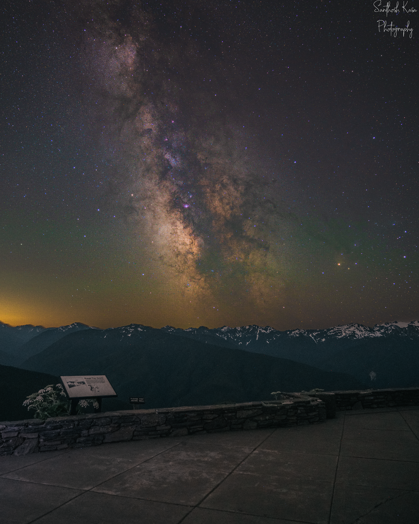 Milky way from Olympic NP