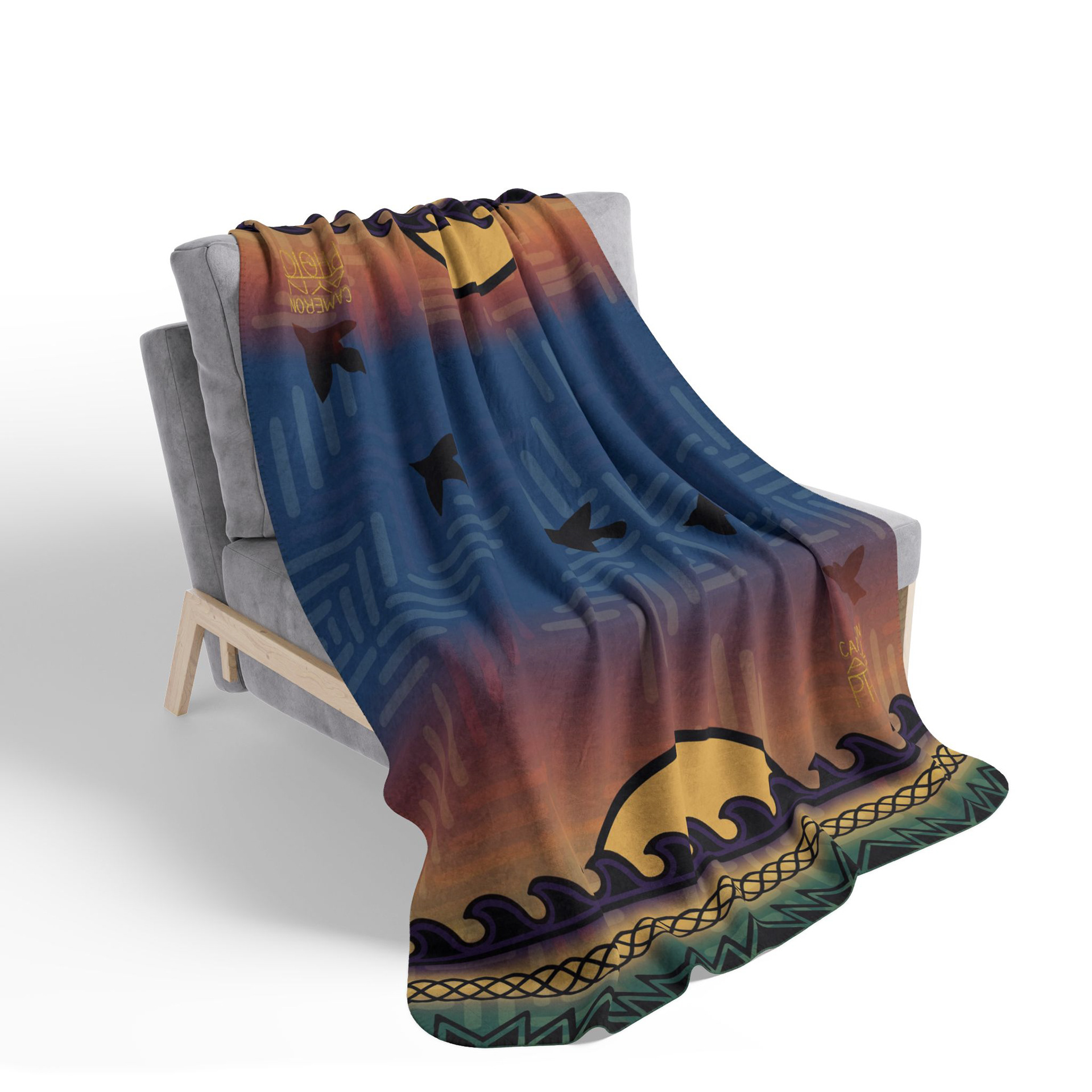 Enchanted Lake Sherpa Blanket