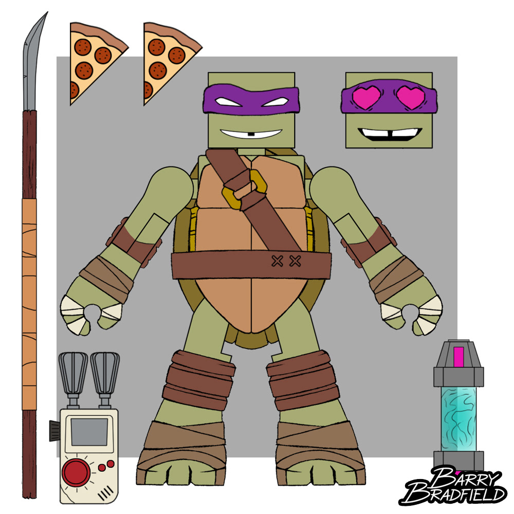 Sewer Gear Donatello | Teenage Mutant Ninja Turtles [Nickelodeon] Wave 2