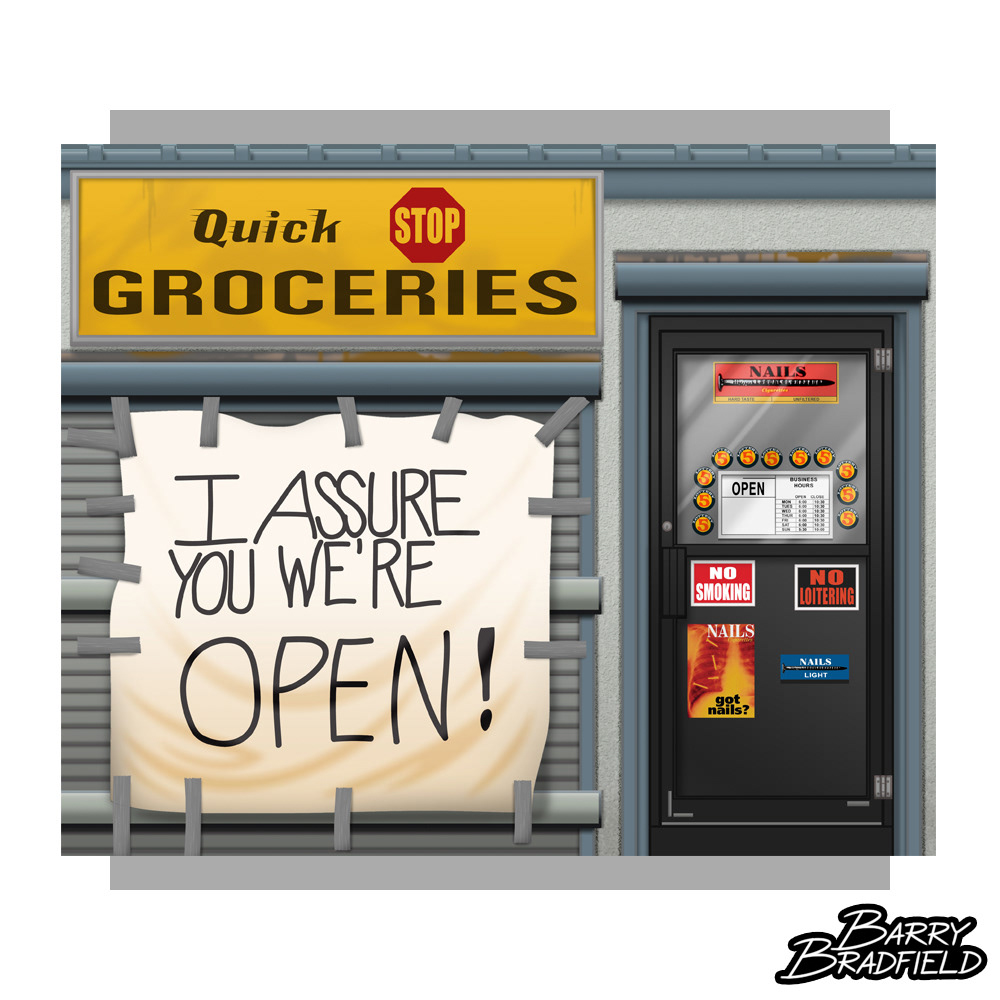 Quick Stop Groceries [Exterior] | Clerks Select Figures