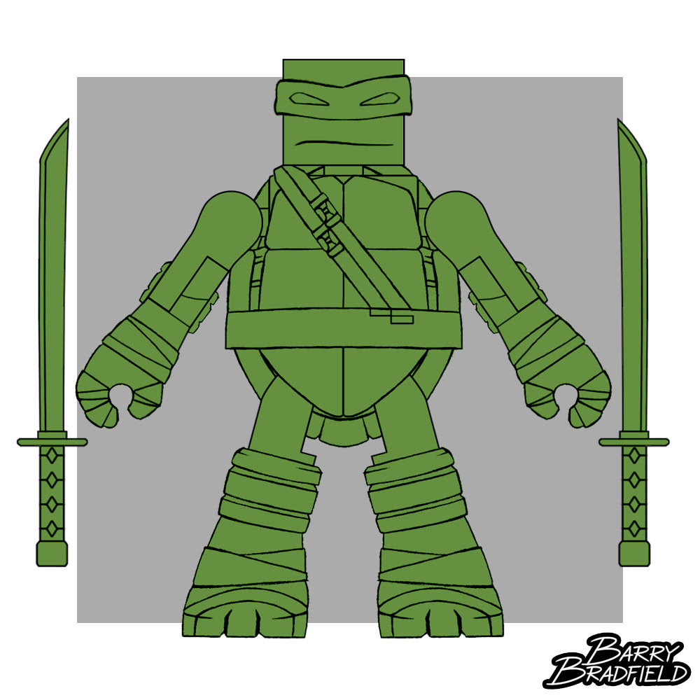 Glow In The Dark Leonardo | Teenage Mutant Ninja Turtles [Nickelodeon] [Unused]