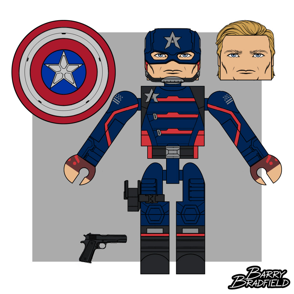 John Walker, Captain America | Marvel The Falcon and the Winter Soldier
