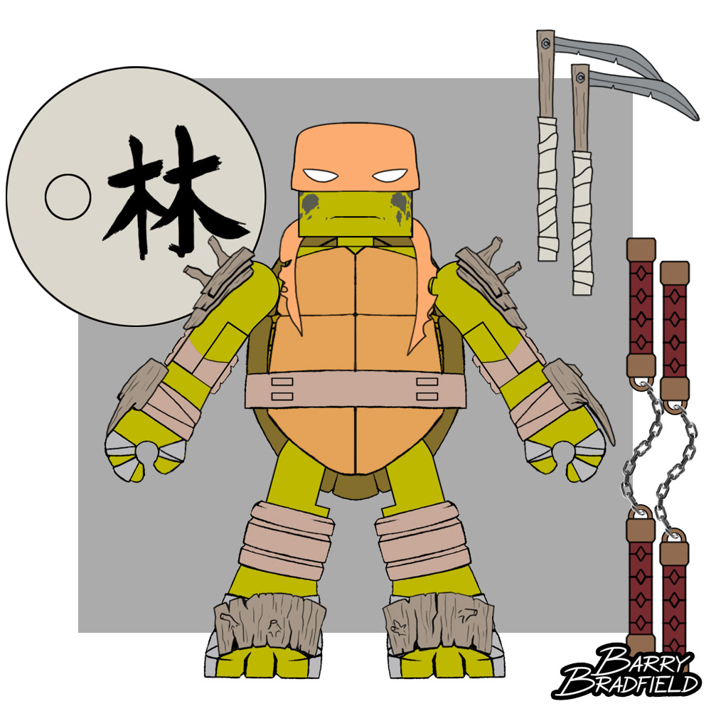 Vision Quest Michelangelo | Teenage Mutant Ninja Turtles [Nickelodeon] Wave 3