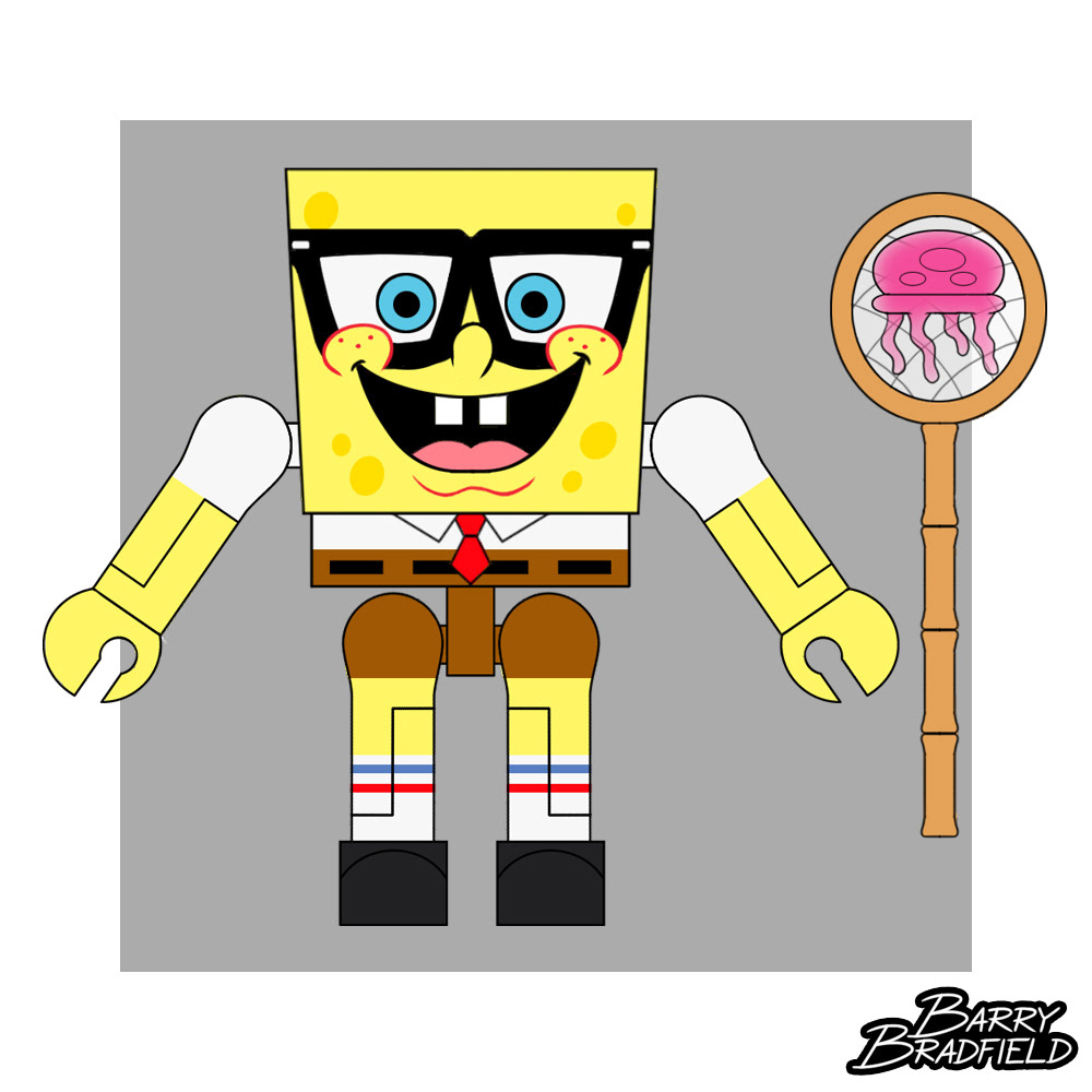 Jellyfishing SpongeBob | SpongeBob SquarePants Wave 1 [Unproduced]