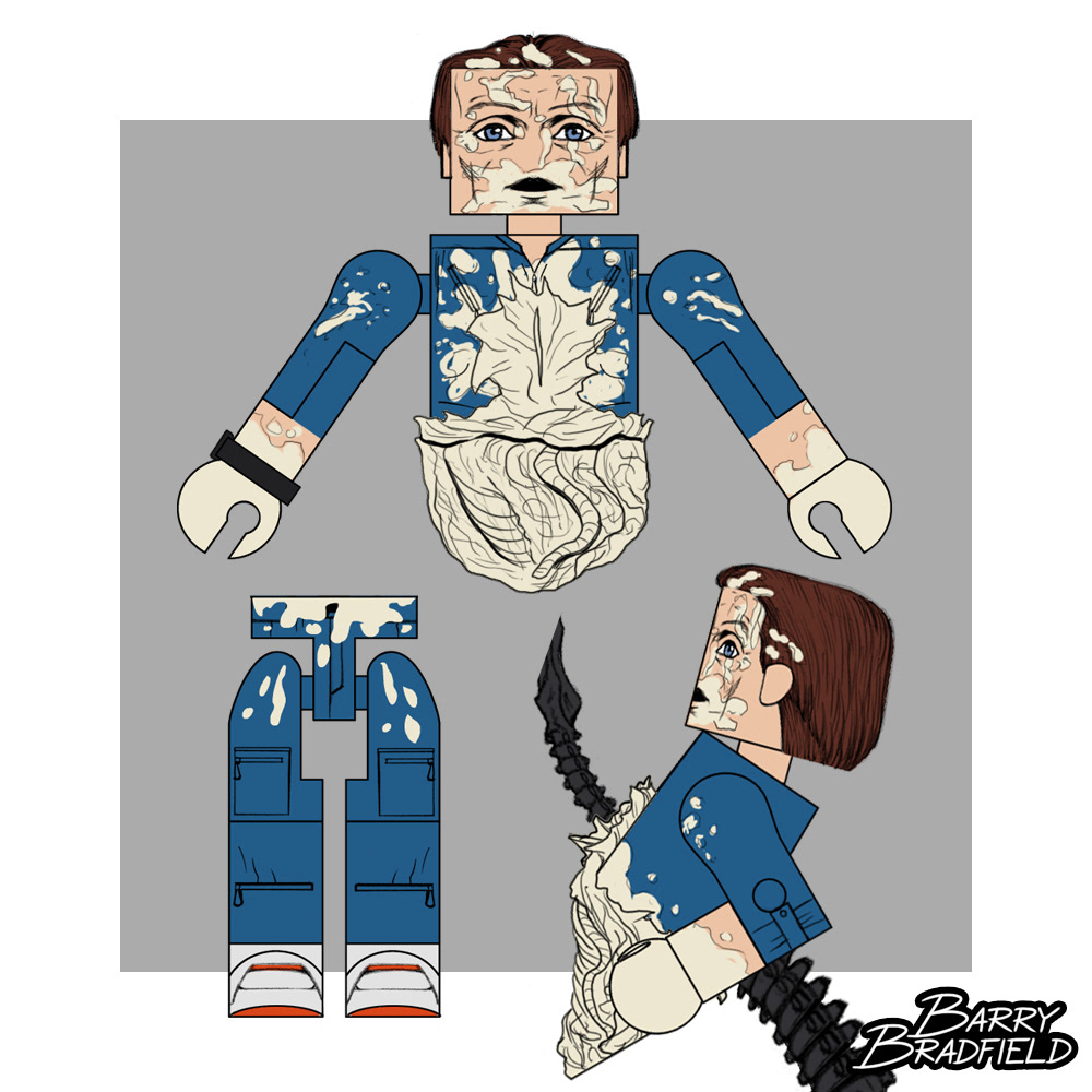 Battle Damaged Bishop | Aliens Deluxe Wave 1