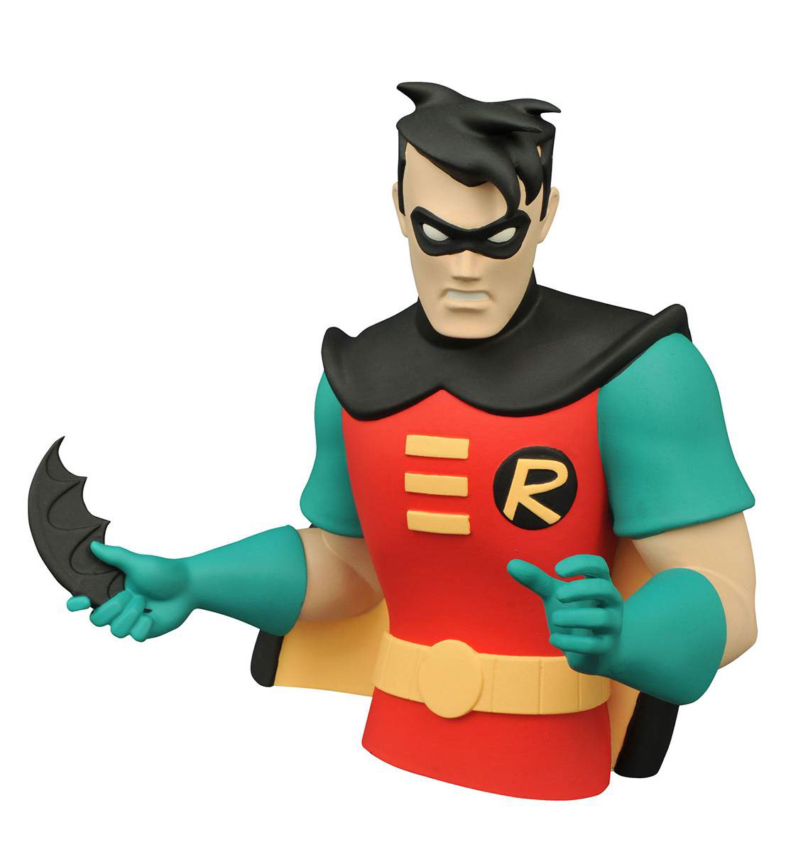 Batman The Animated Series Robin Bust Bank. Design, Colour, Sculpt Direction.