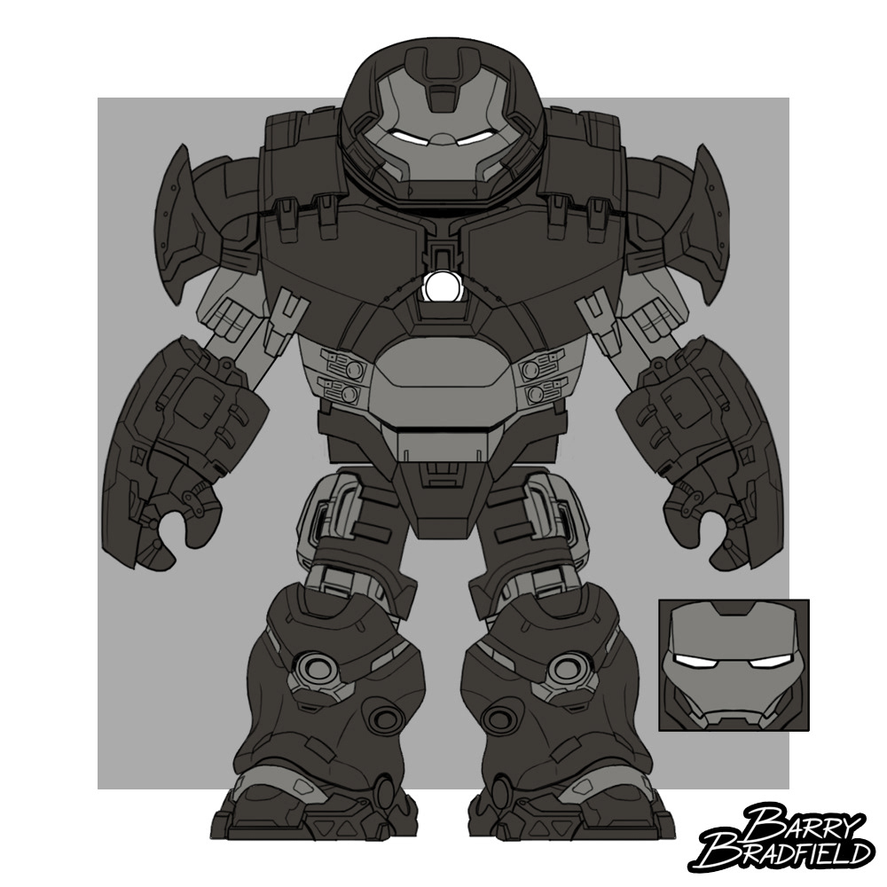 Hulkbuster War Machine | Marvel Comics Concept [Unused]