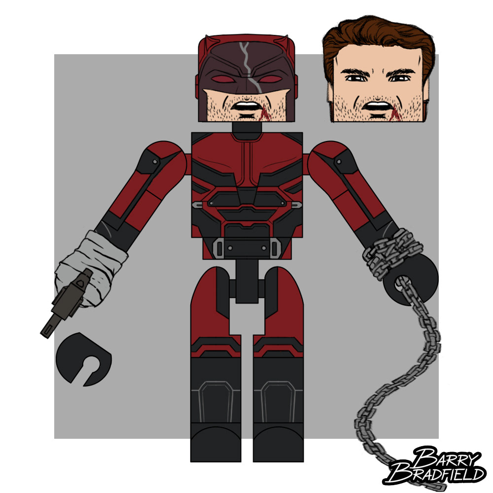 Stairwell Fight Daredevil | Marvel Daredevil Wave 2