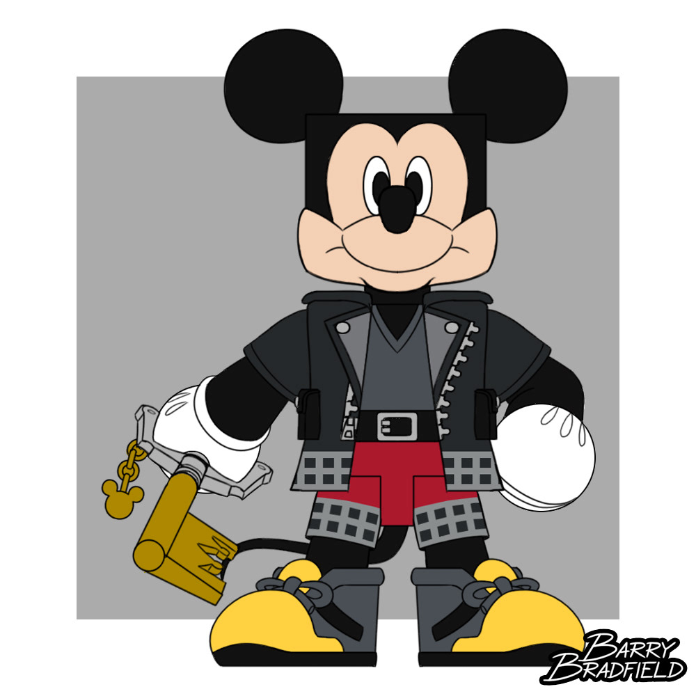 Kingdom Hearts III Mickey | Kingdom Hearts Wave 5 [Unproduced]