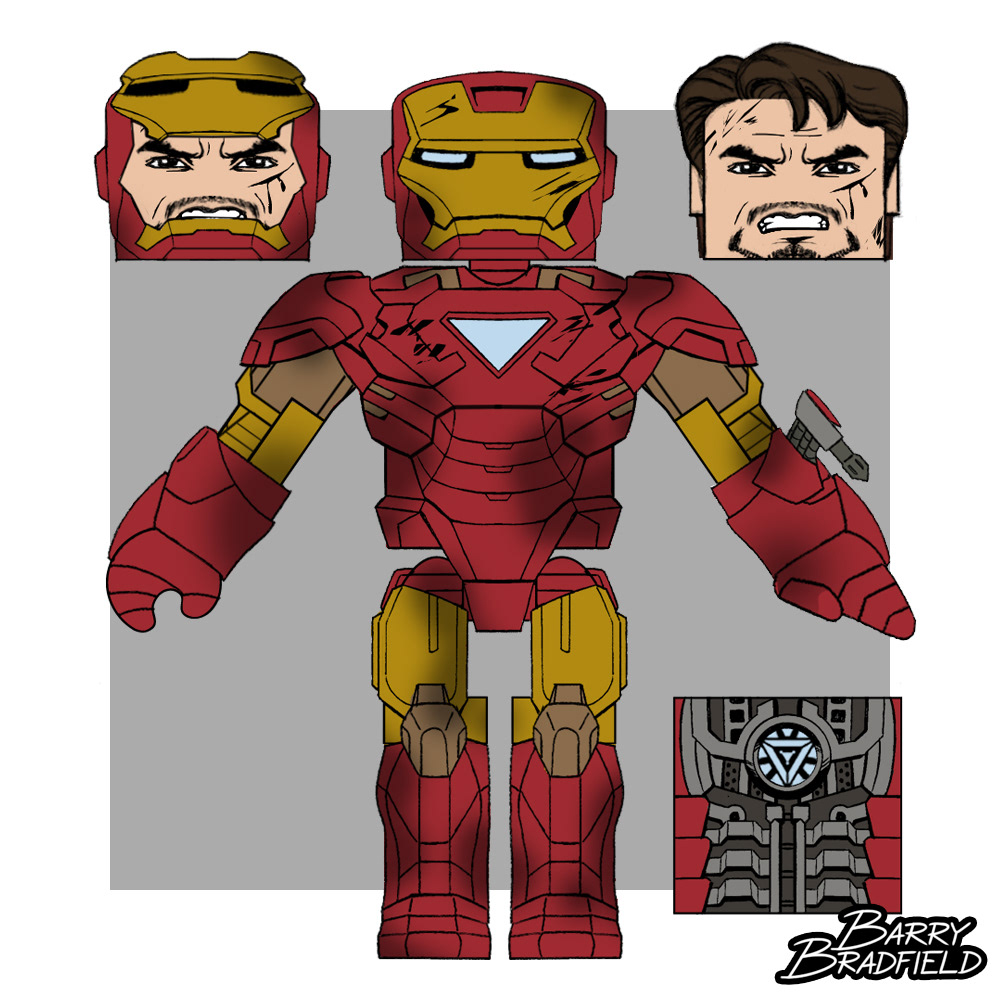 Battle Damaged Iron Man Mk.6 | Marvel Iron Man 2