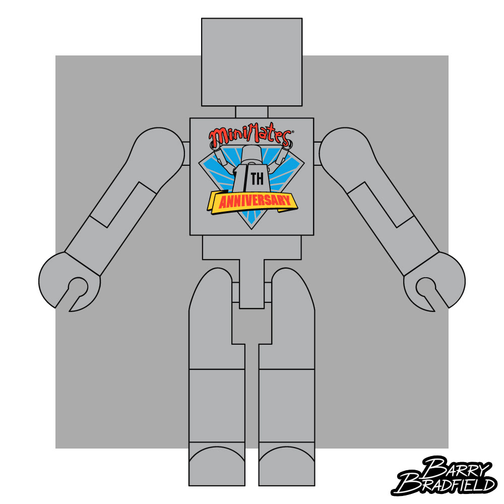 Silver 10th Anniversary Promotion | Minimates [Unused]