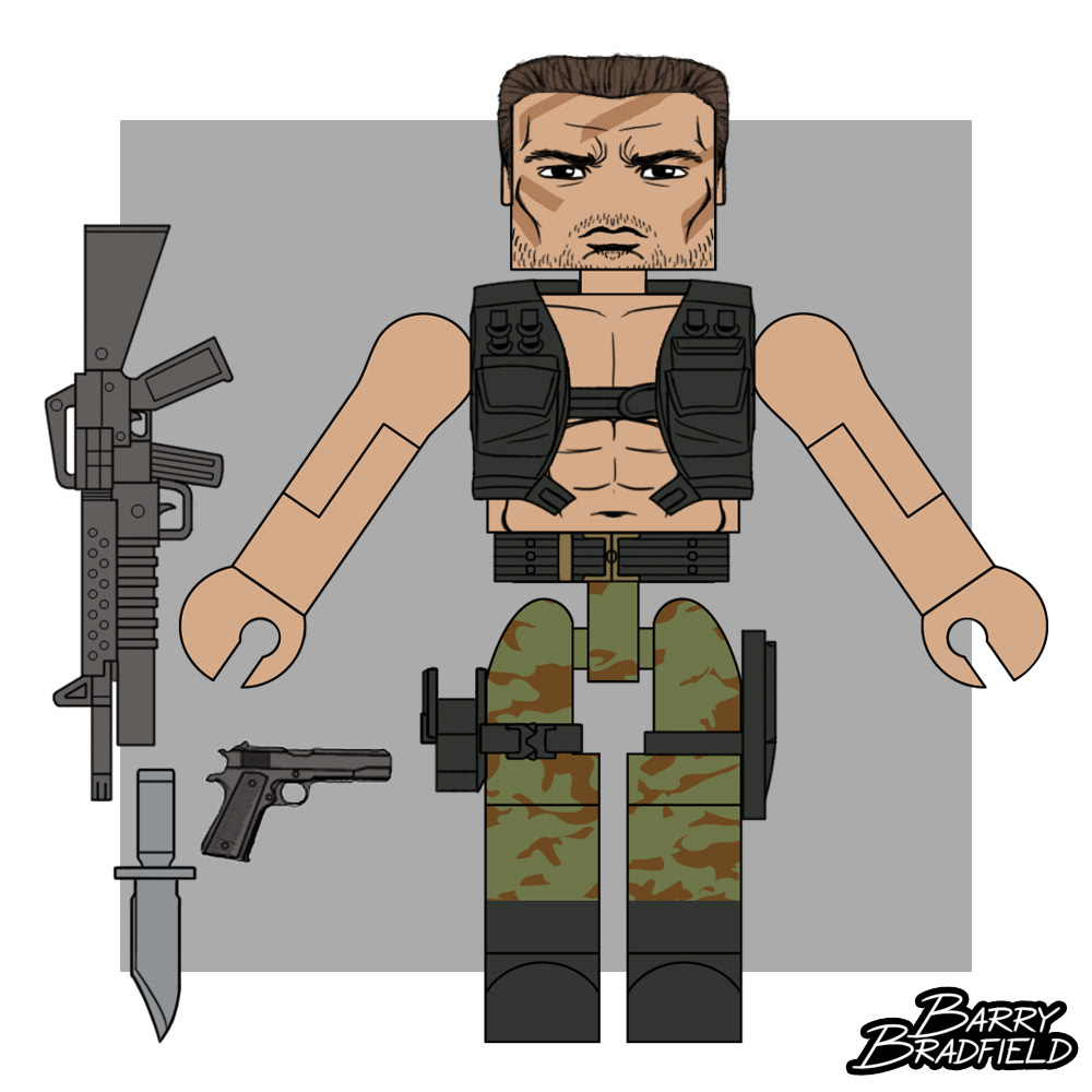 Dutch (Shirtless, Vest) | Predator Wave 1