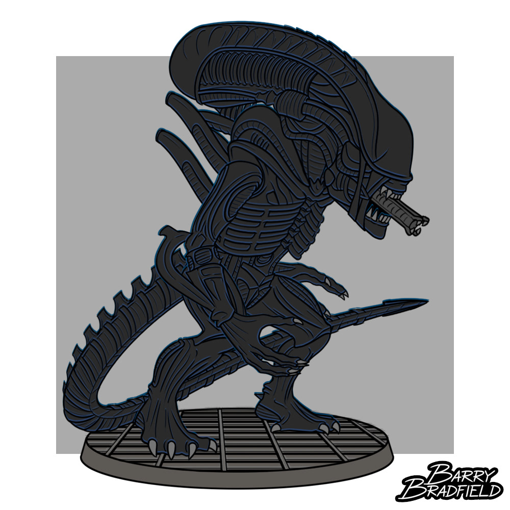 Attacking Xenomorph | Aliens