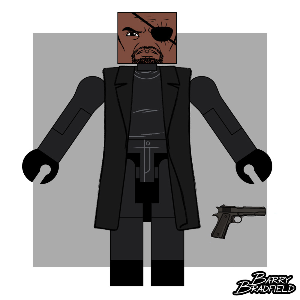 Nick Fury | Marvel Captain America The Winter Soldier [Unused]