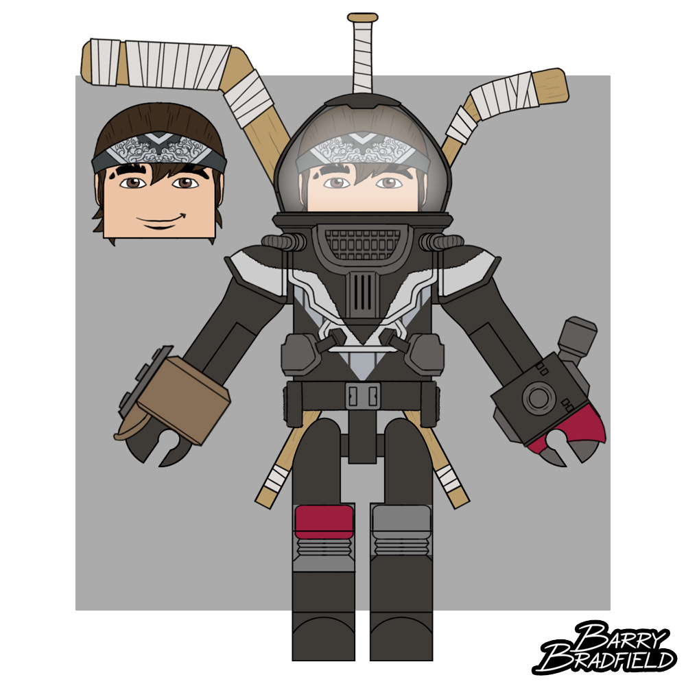 Space Suit Casey Jones | Teenage Mutant Ninja Turtles [Nickelodeon] Wave 5